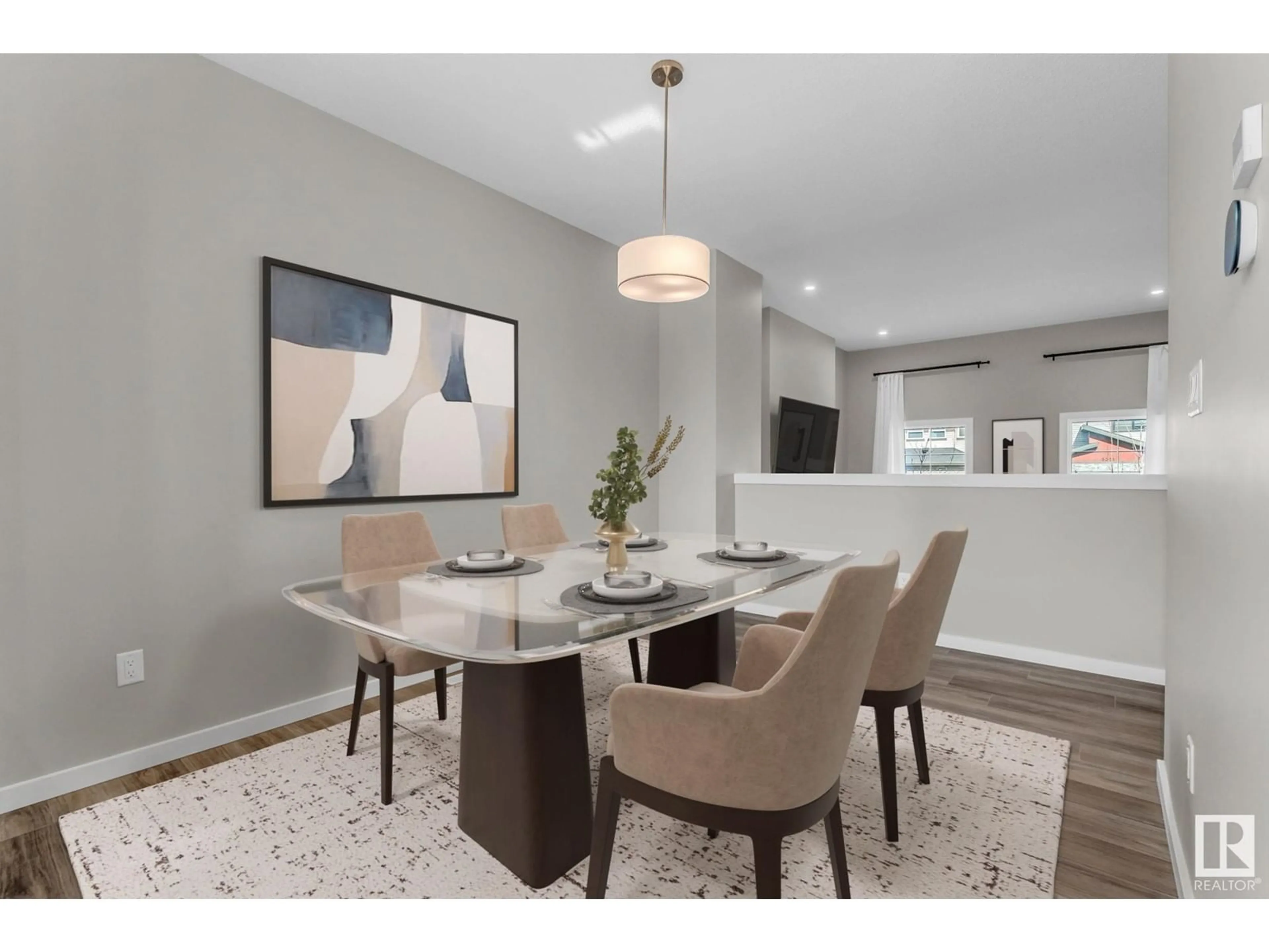 Dining room, ceramic/tile floor for 5354 LARK LD, Edmonton Alberta T5S0S2