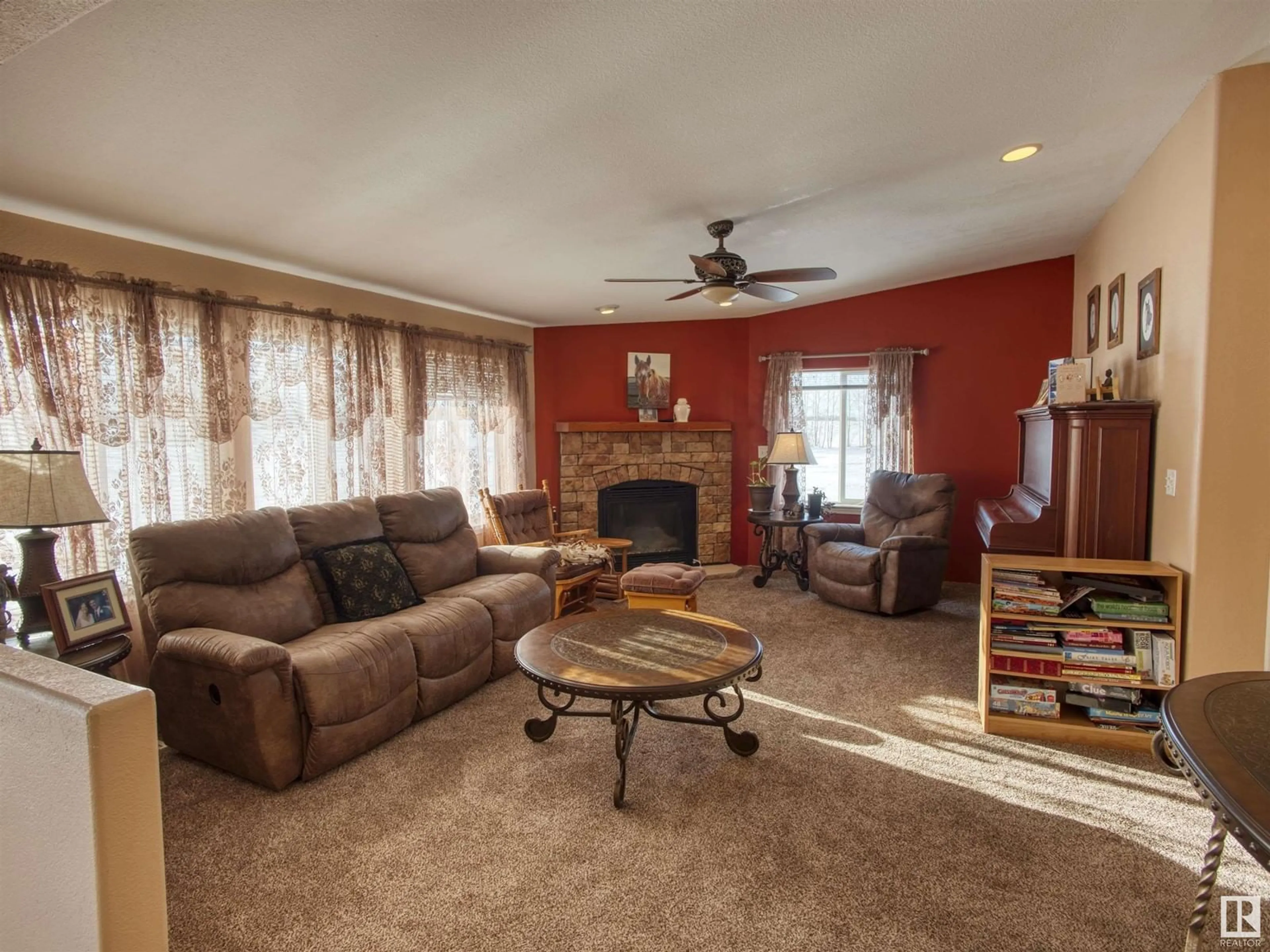 Living room with furniture, unknown for 27011 TWP RD 580, Rural Westlock County Alberta T0G0A6
