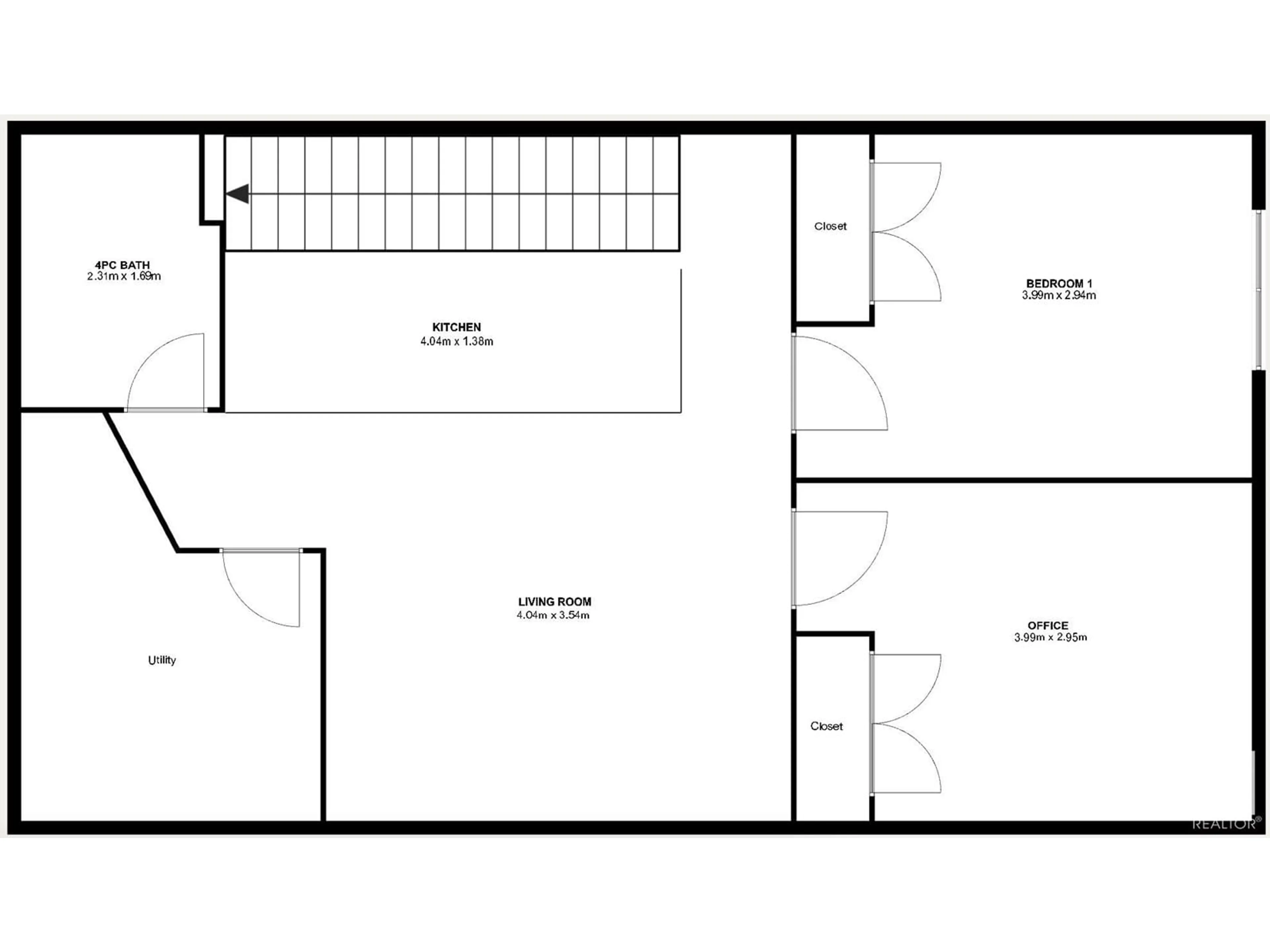 Floor plan for 1339 20 ST NW, Edmonton Alberta T6T2R7