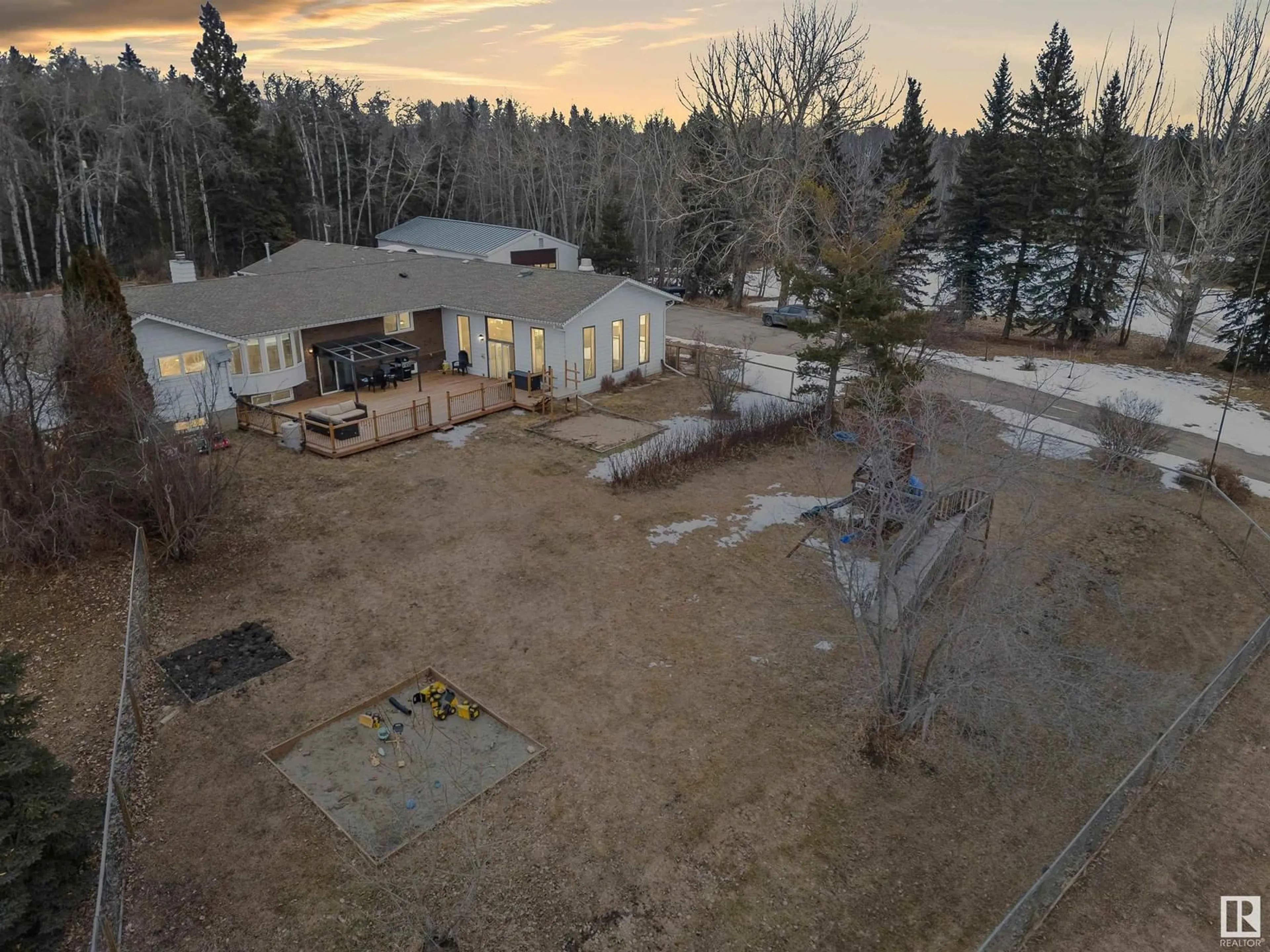 A pic from outside/outdoor area/front of a property/back of a property/a pic from drone, unknown for #16 27208 TWP ROAD 534, Rural Parkland County Alberta T7X3N2