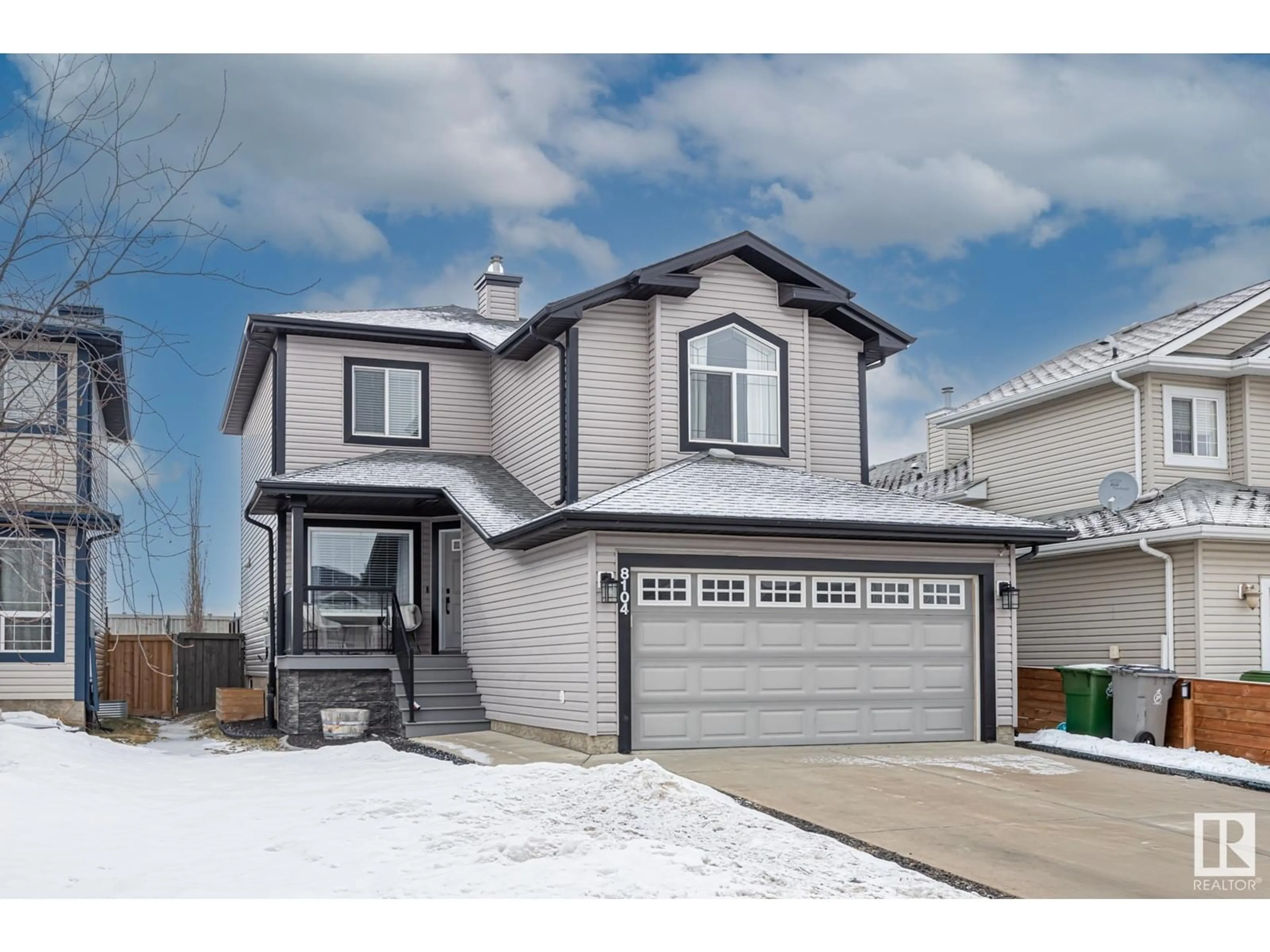 Home with vinyl exterior material, street for 8104 97 ST, Morinville Alberta T8R1W3