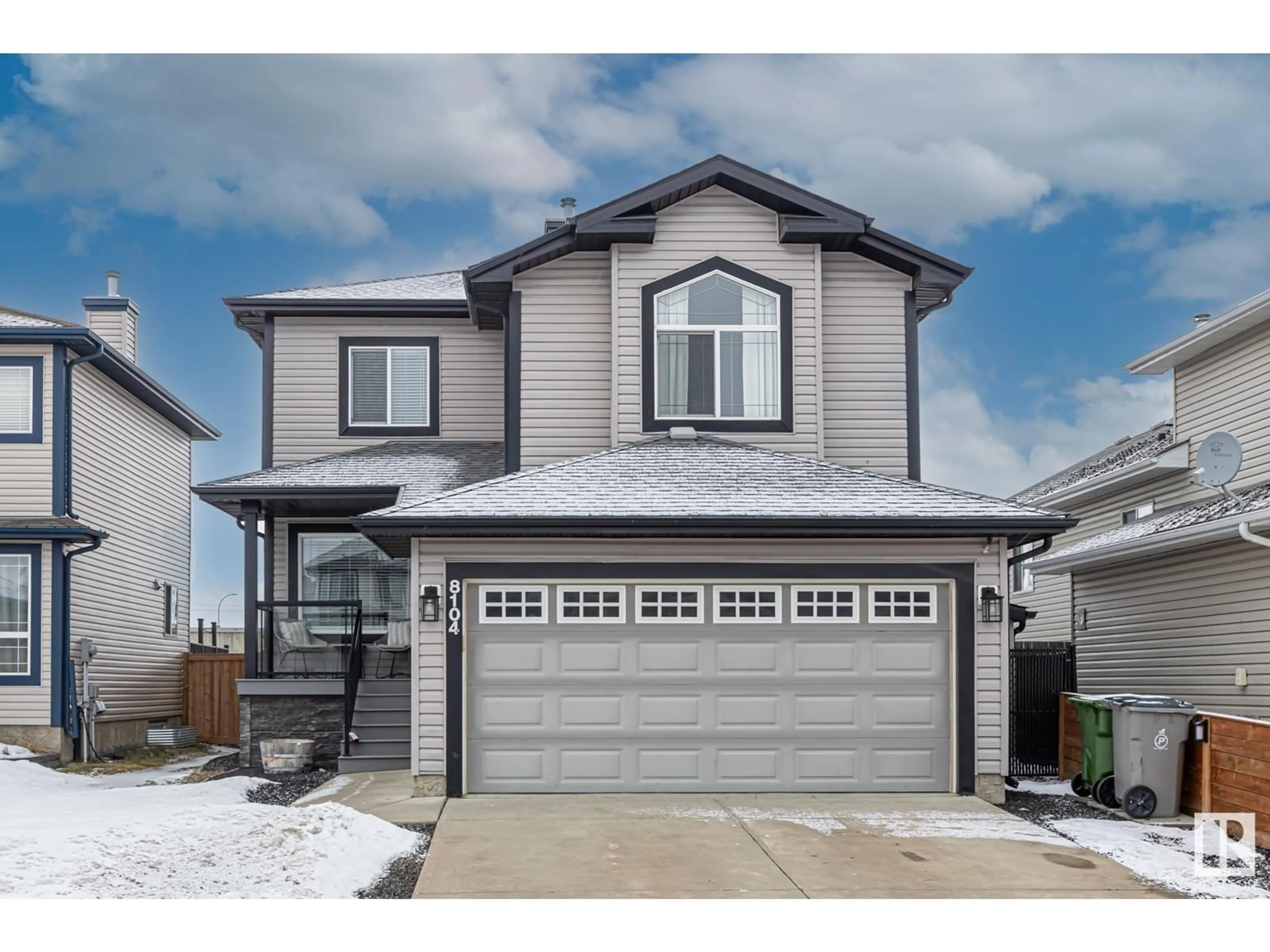 Home with vinyl exterior material, street for 8104 97 ST, Morinville Alberta T8R1W3