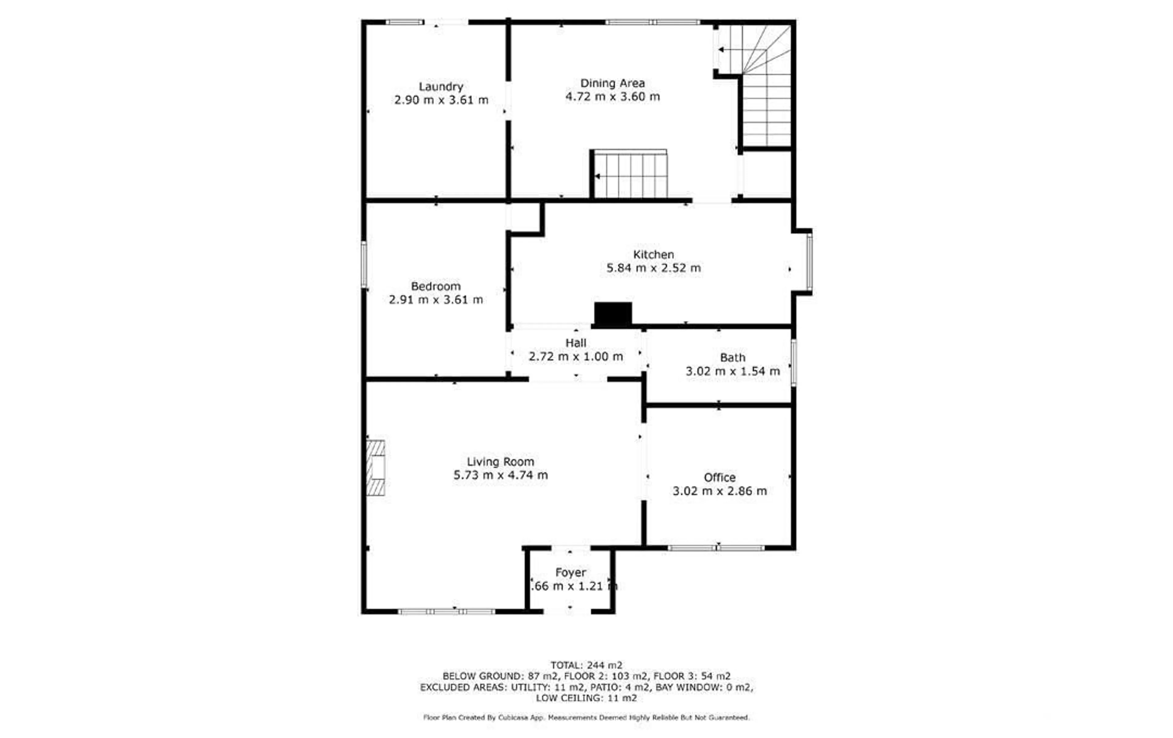 Floor plan for 11239 105 ST NW NW, Edmonton Alberta T5G2M4