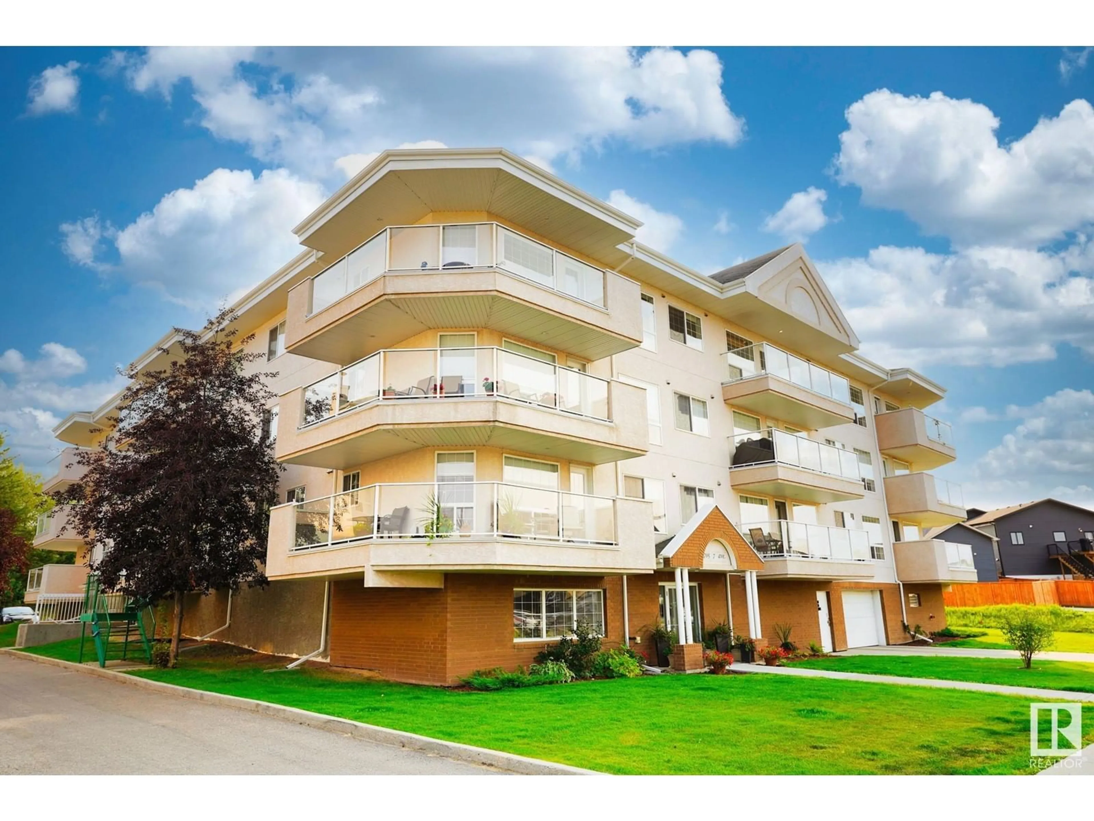 Patio, building for #302 - 1705 7 AV, Cold Lake Alberta T9M0A6