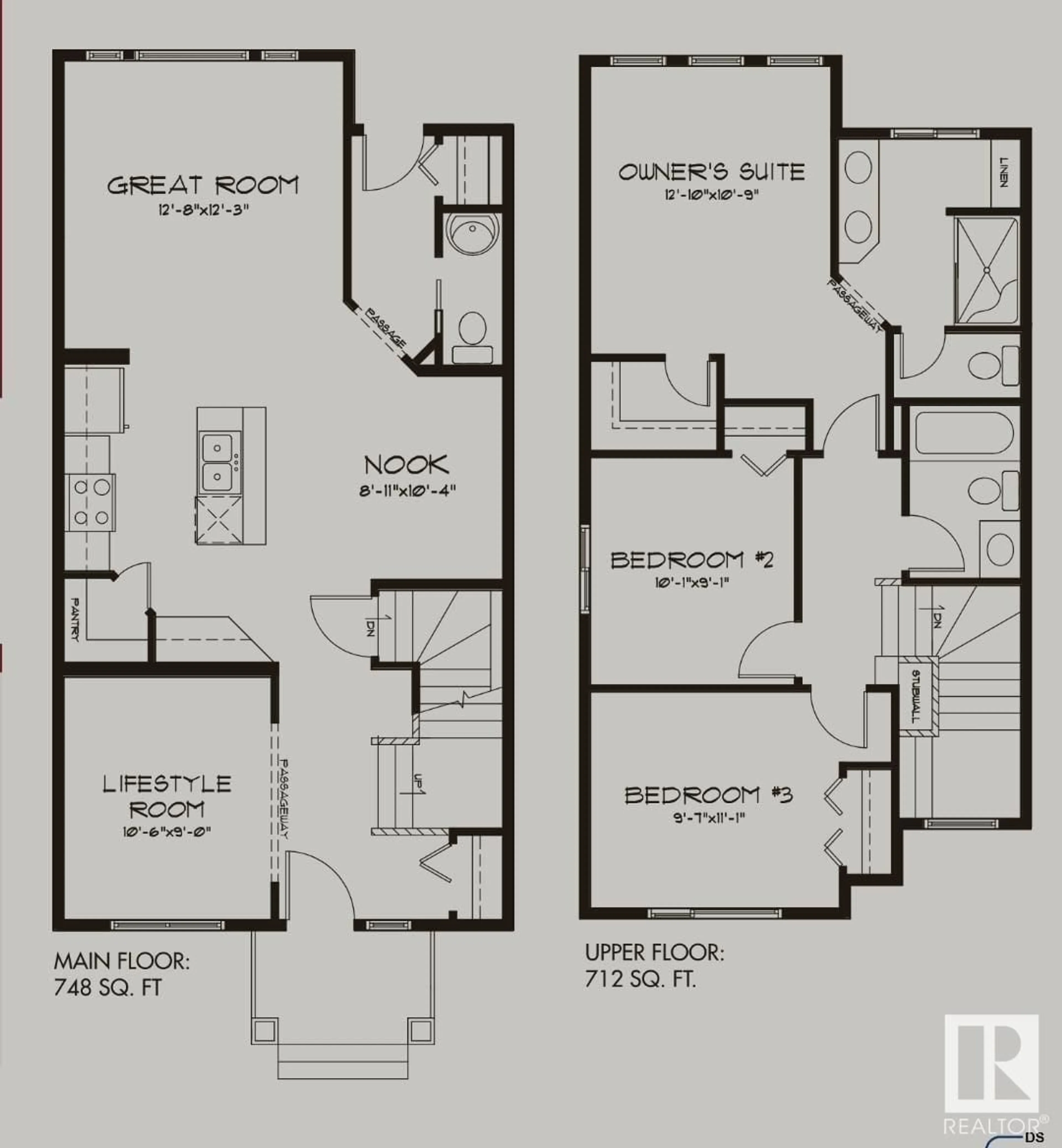 Floor plan for 5112 22 AV, Edmonton Alberta T6X2H7