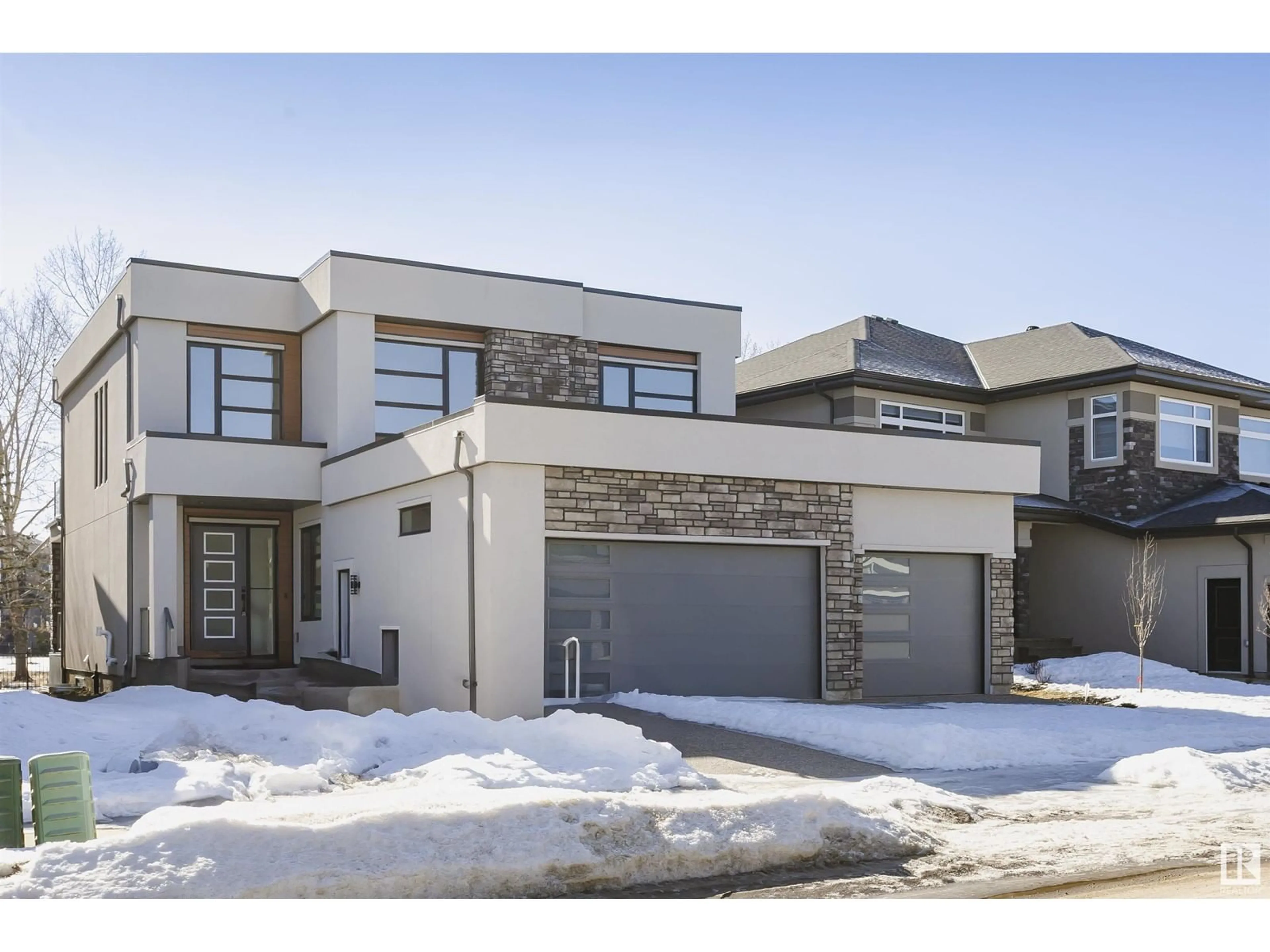 Home with brick exterior material, street for 4690 CHEGWIN WYND, Edmonton Alberta T6W4A7