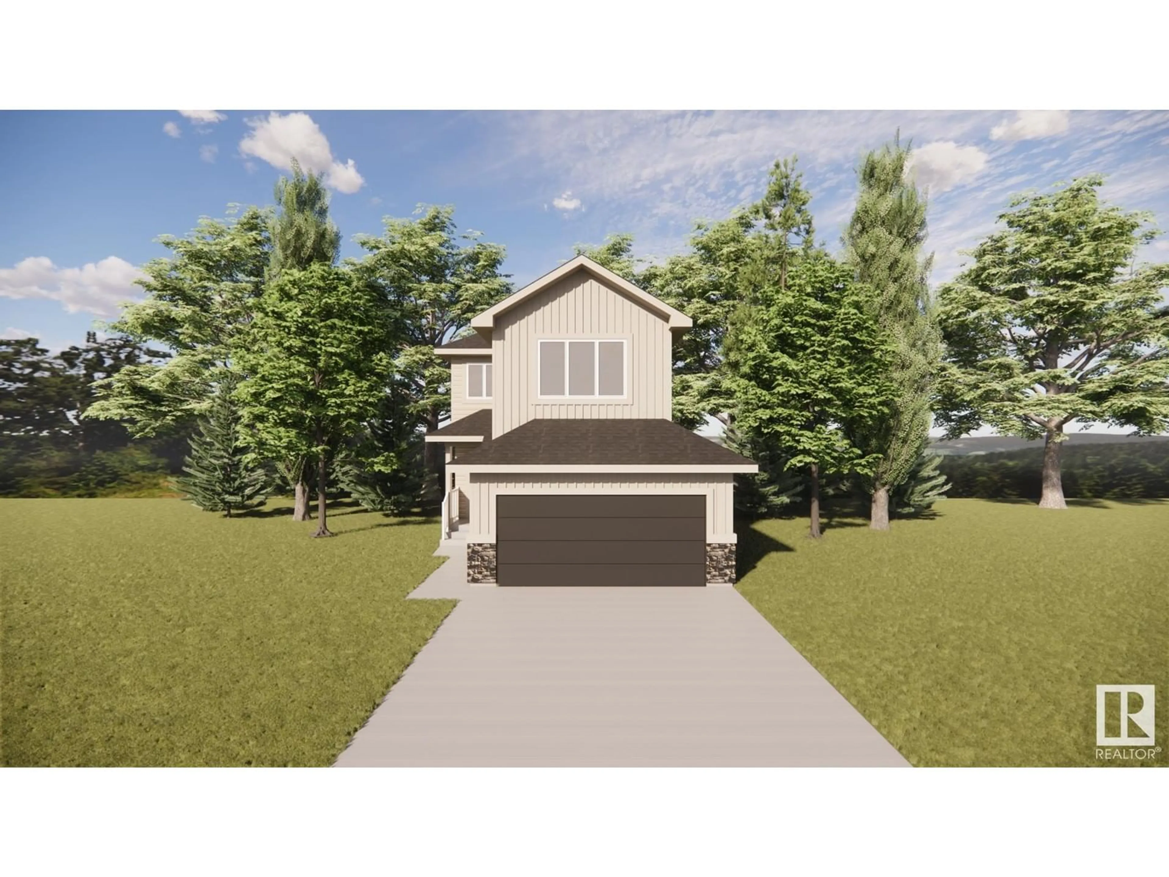 Home with vinyl exterior material, street for 2 BRICKYARD WY, Stony Plain Alberta T7Z0A0