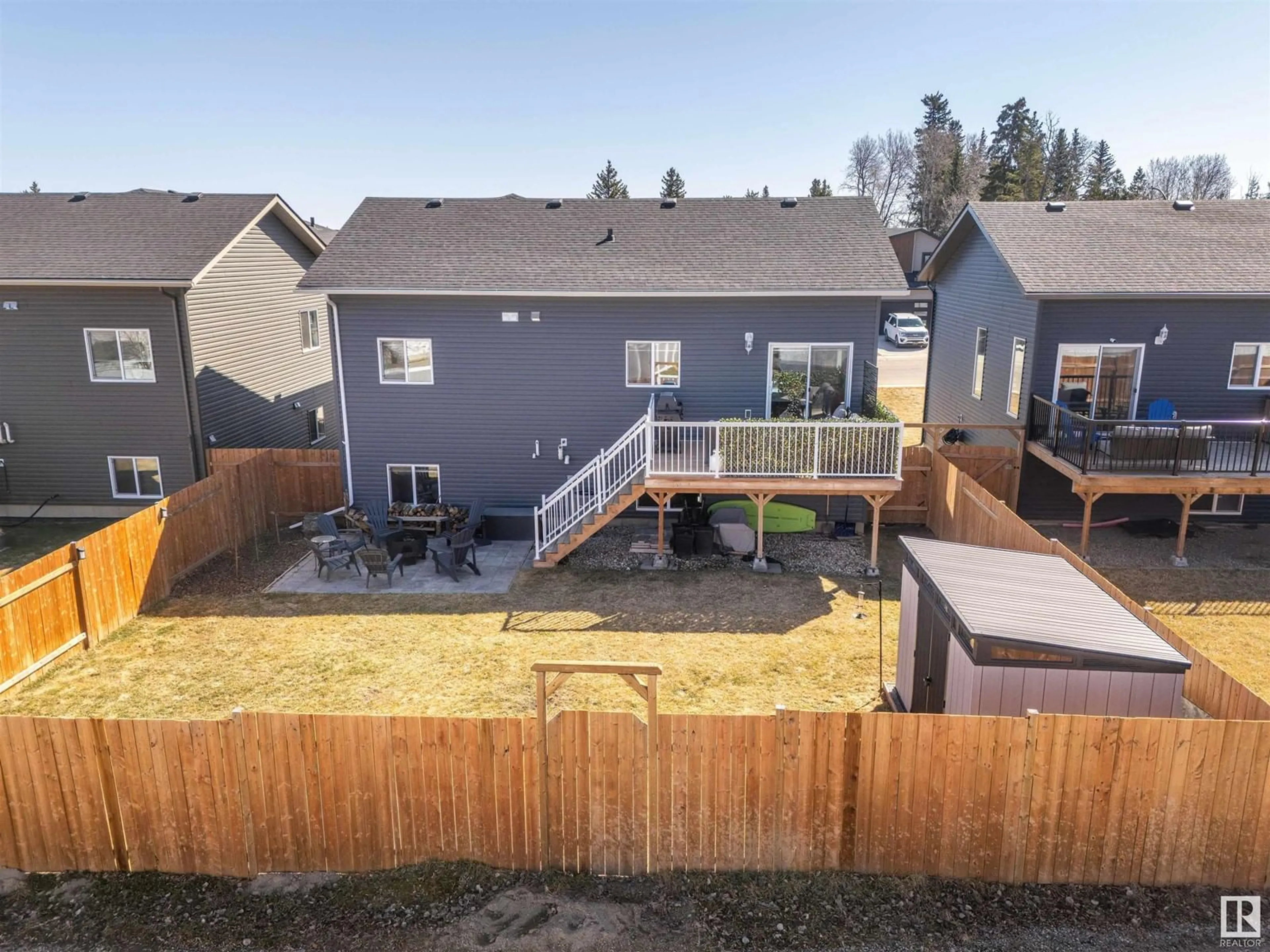 A pic from outside/outdoor area/front of a property/back of a property/a pic from drone, mountain view for 602 18 ST, Cold Lake Alberta T9M0K3