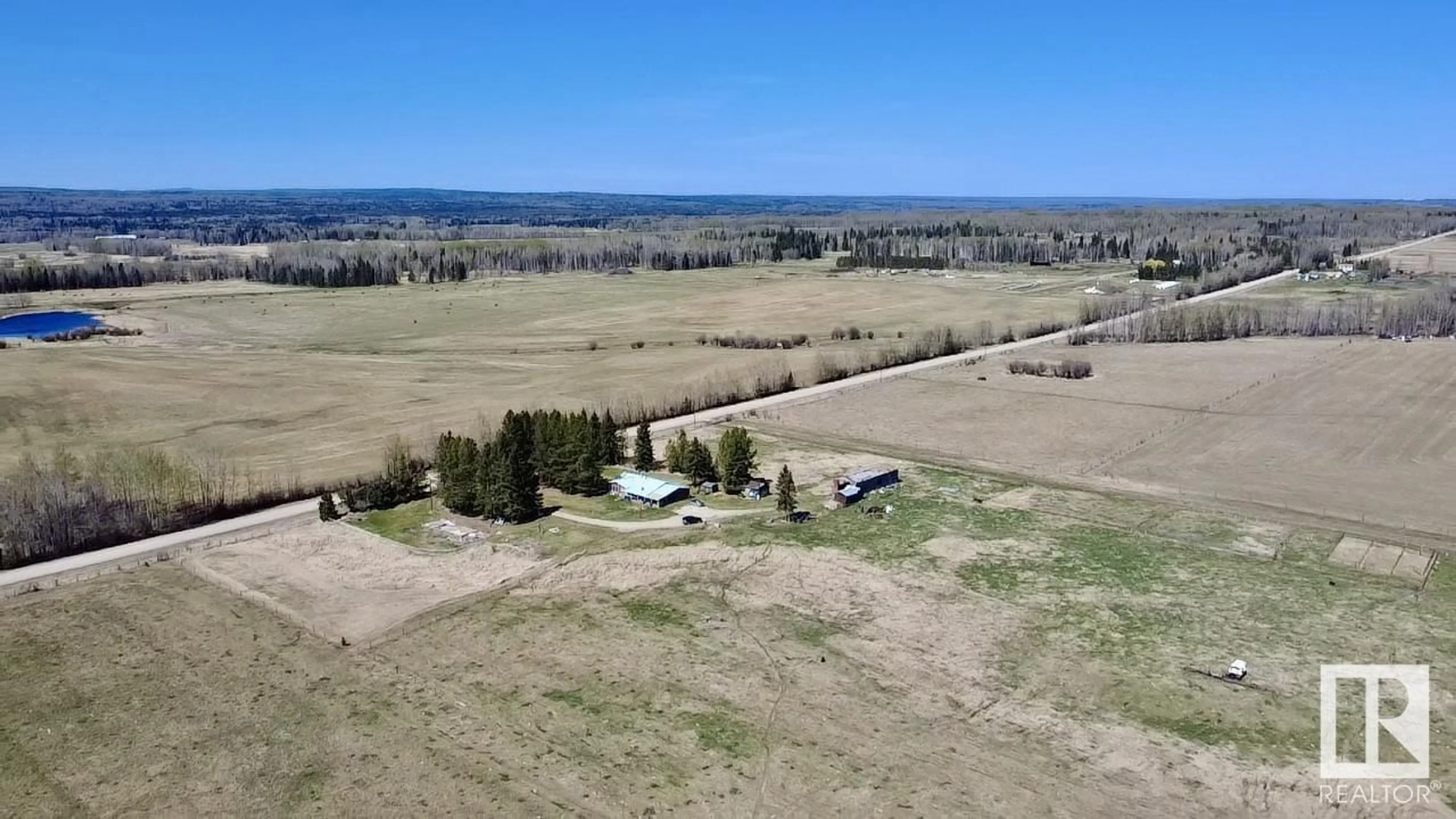 A pic from outside/outdoor area/front of a property/back of a property/a pic from drone, mountain view for 453035A RANGE ROAD 74, Rural Wetaskiwin County Alberta T0C0A0