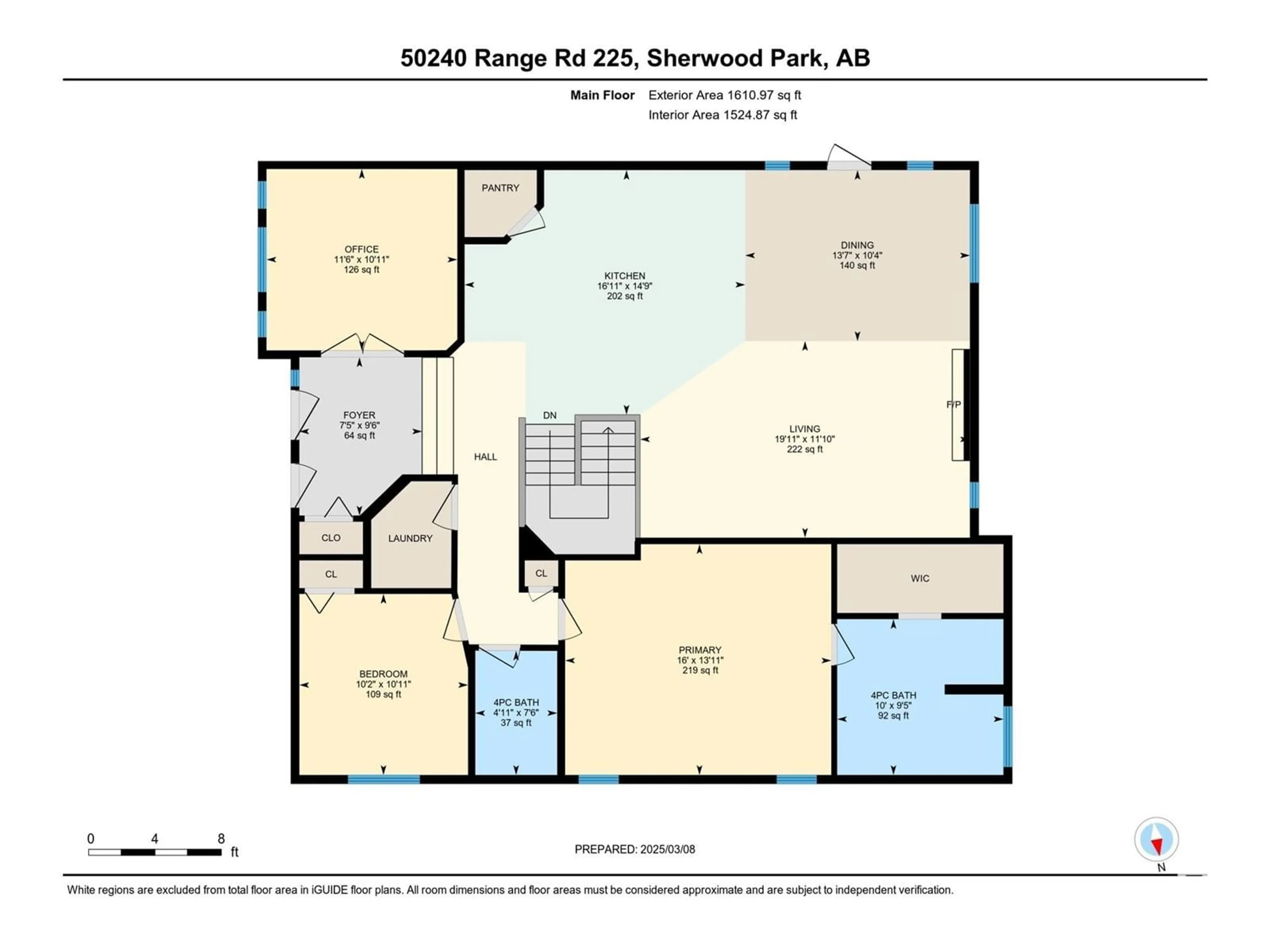 Floor plan for 50240 RGE RD 225, Rural Leduc County Alberta T0B3M1