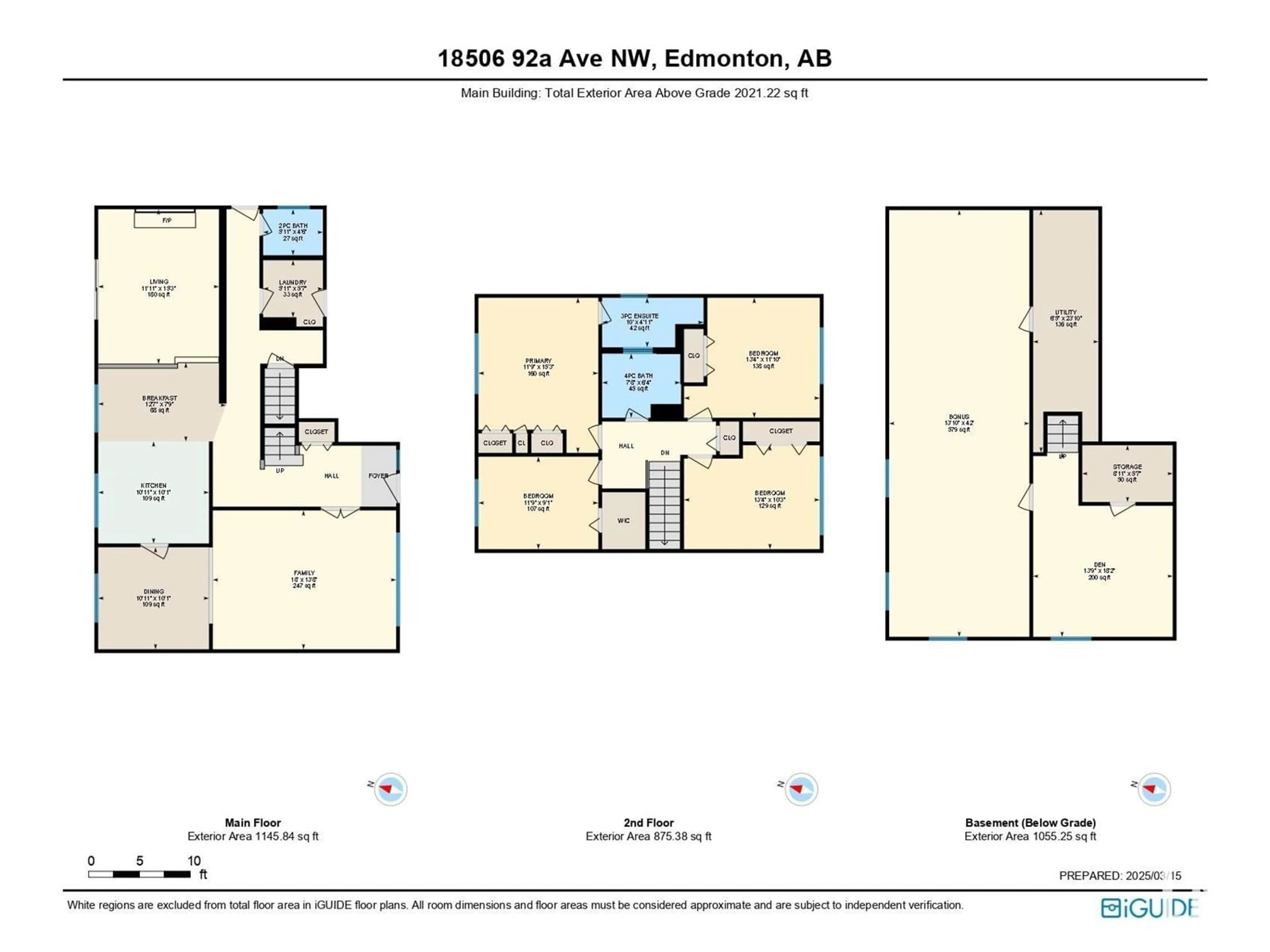 Floor plan for 18506 92A AV NW, Edmonton Alberta T5T1V4