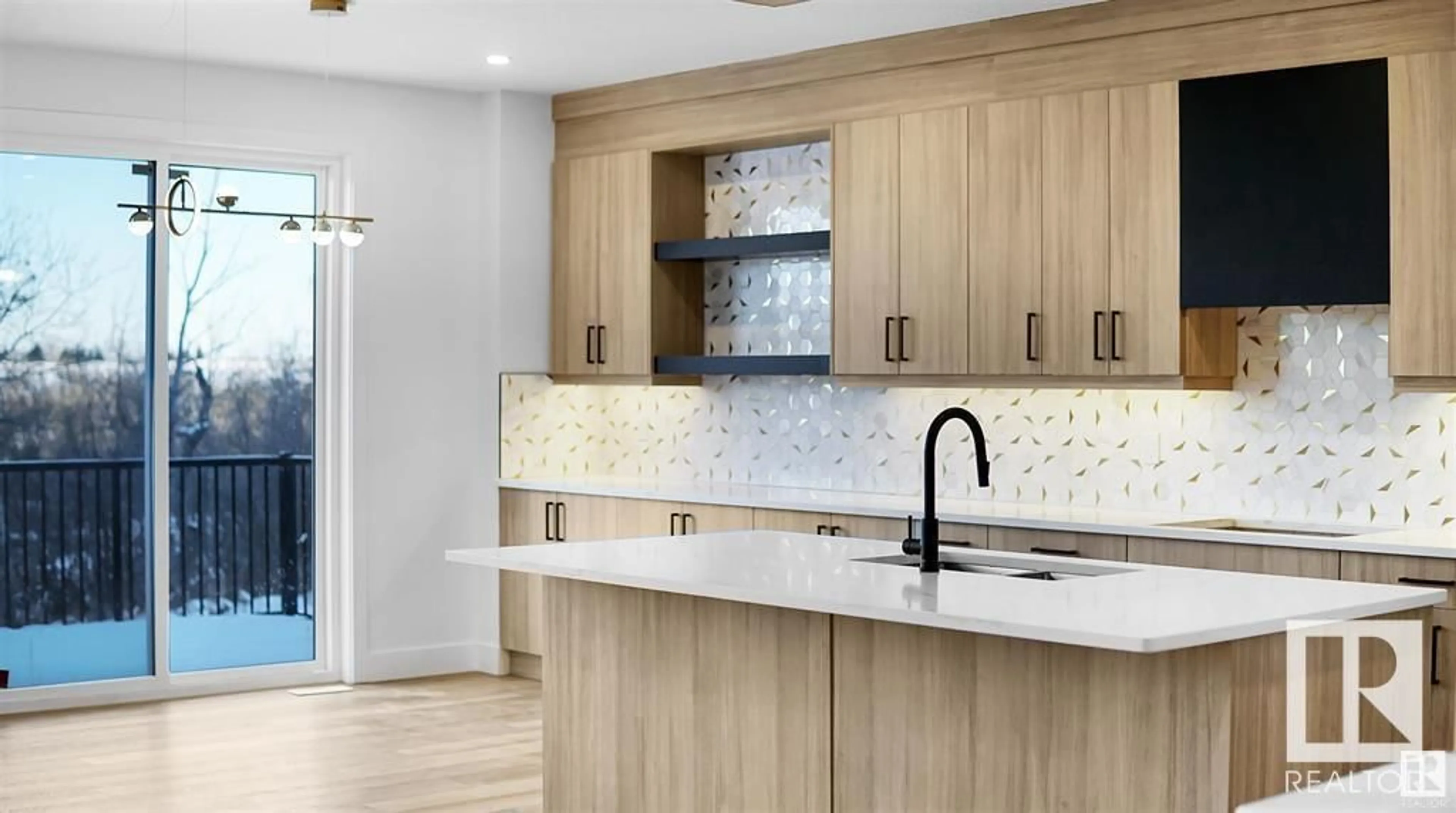 Open concept kitchen, unknown for SW - 1339 155 ST, Edmonton Alberta T6W5J5