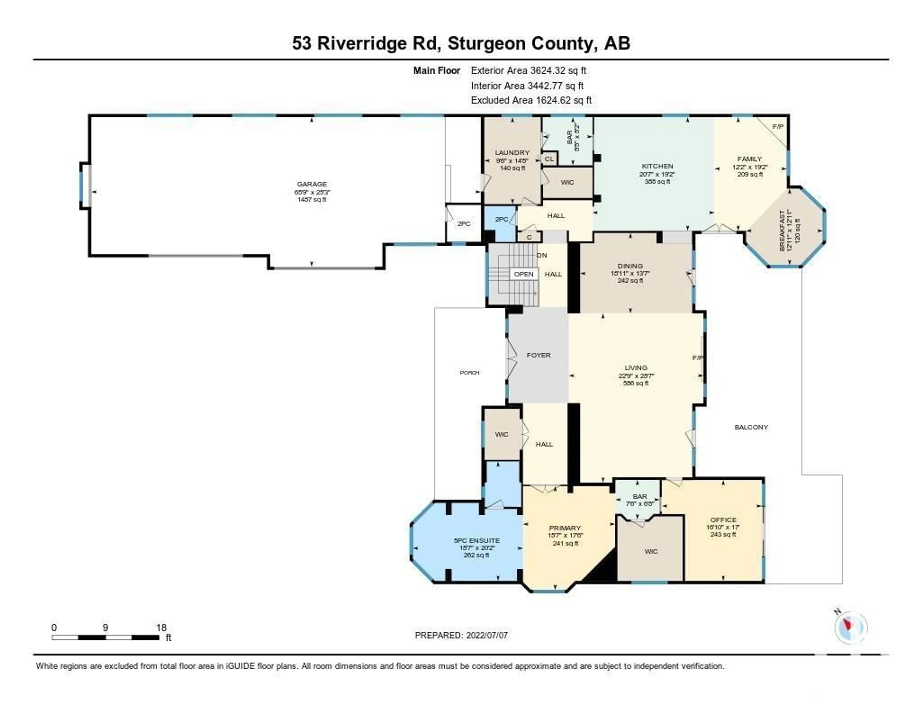 Floor plan for 53 RIVERRIDGE RD, Rural Sturgeon County Alberta T8T0B9