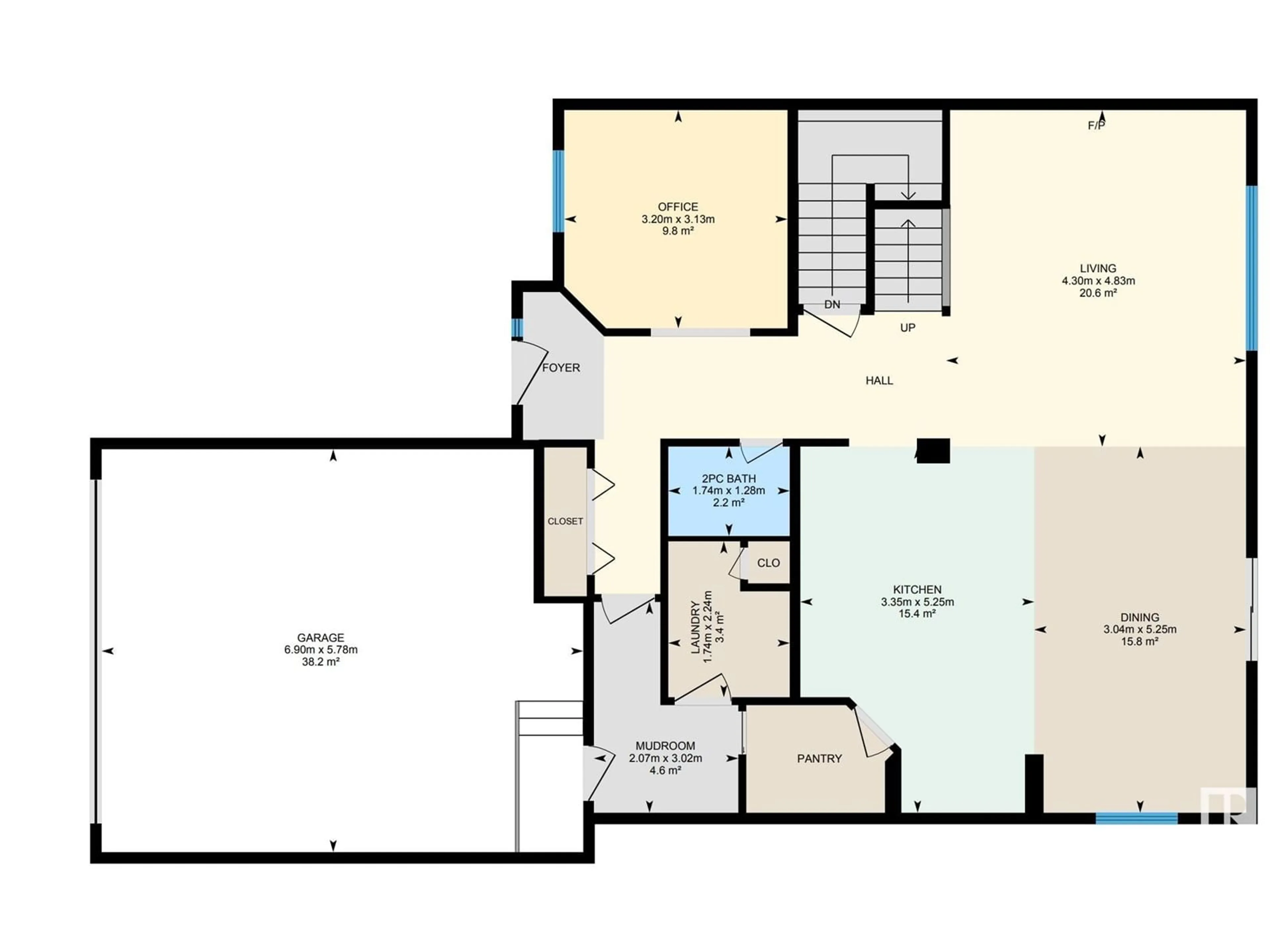 Floor plan for SW - 2114 89B ST, Edmonton Alberta T6X0R9
