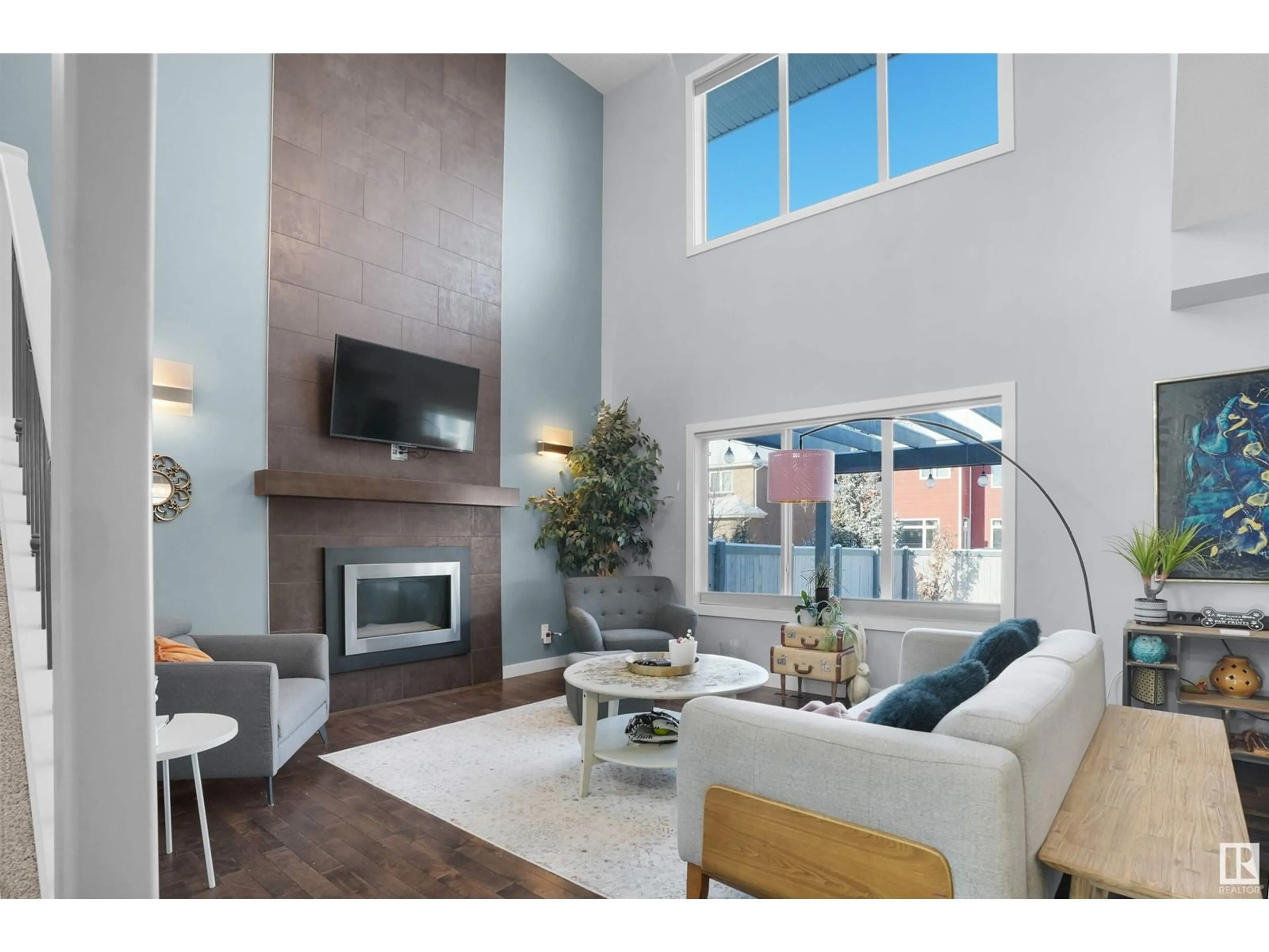 Living room with furniture, unknown for SW - 2114 89B ST, Edmonton Alberta T6X0R9