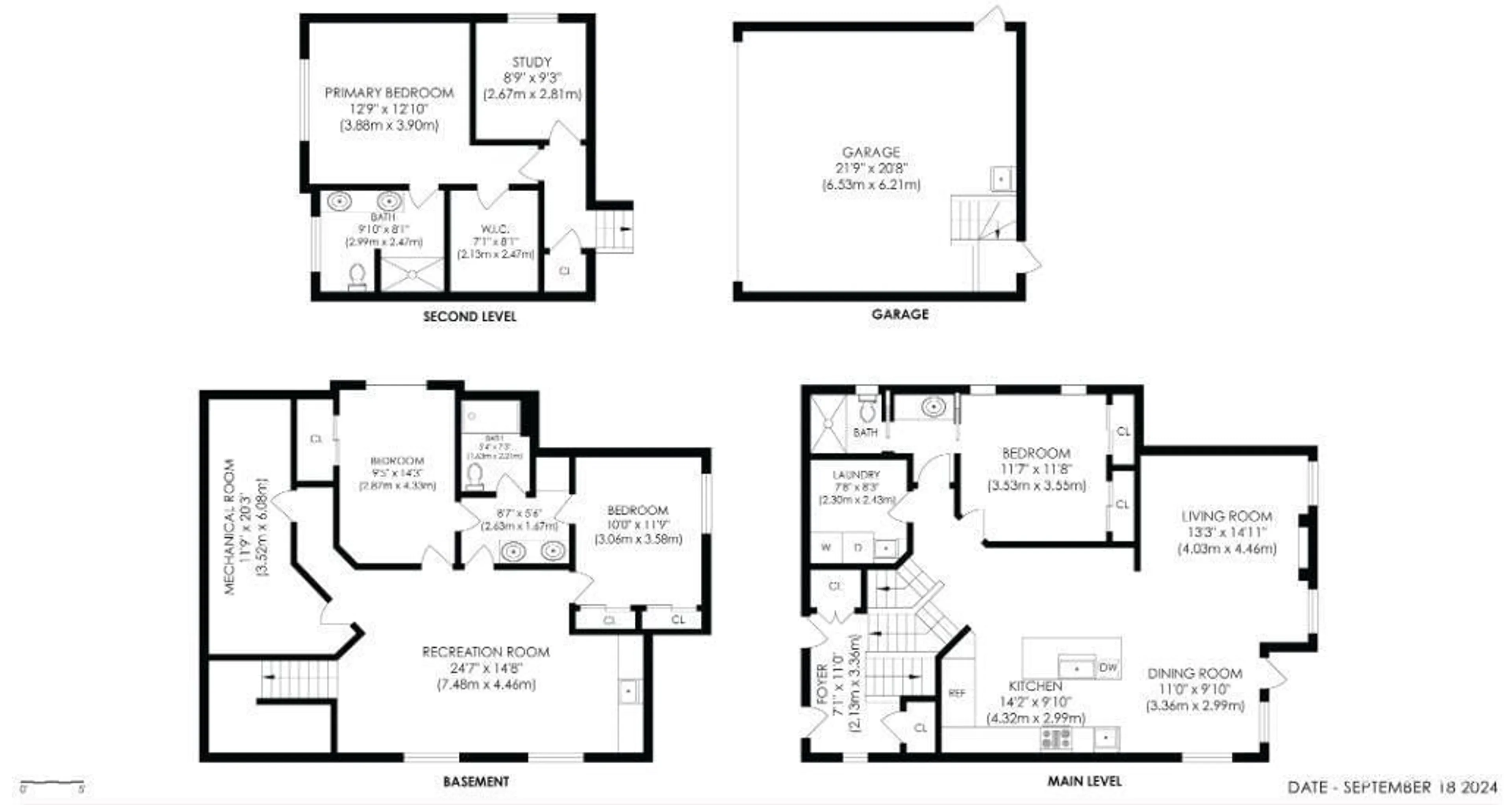 Floor plan for 71 RATELLE CI, St. Albert Alberta T8N7V8