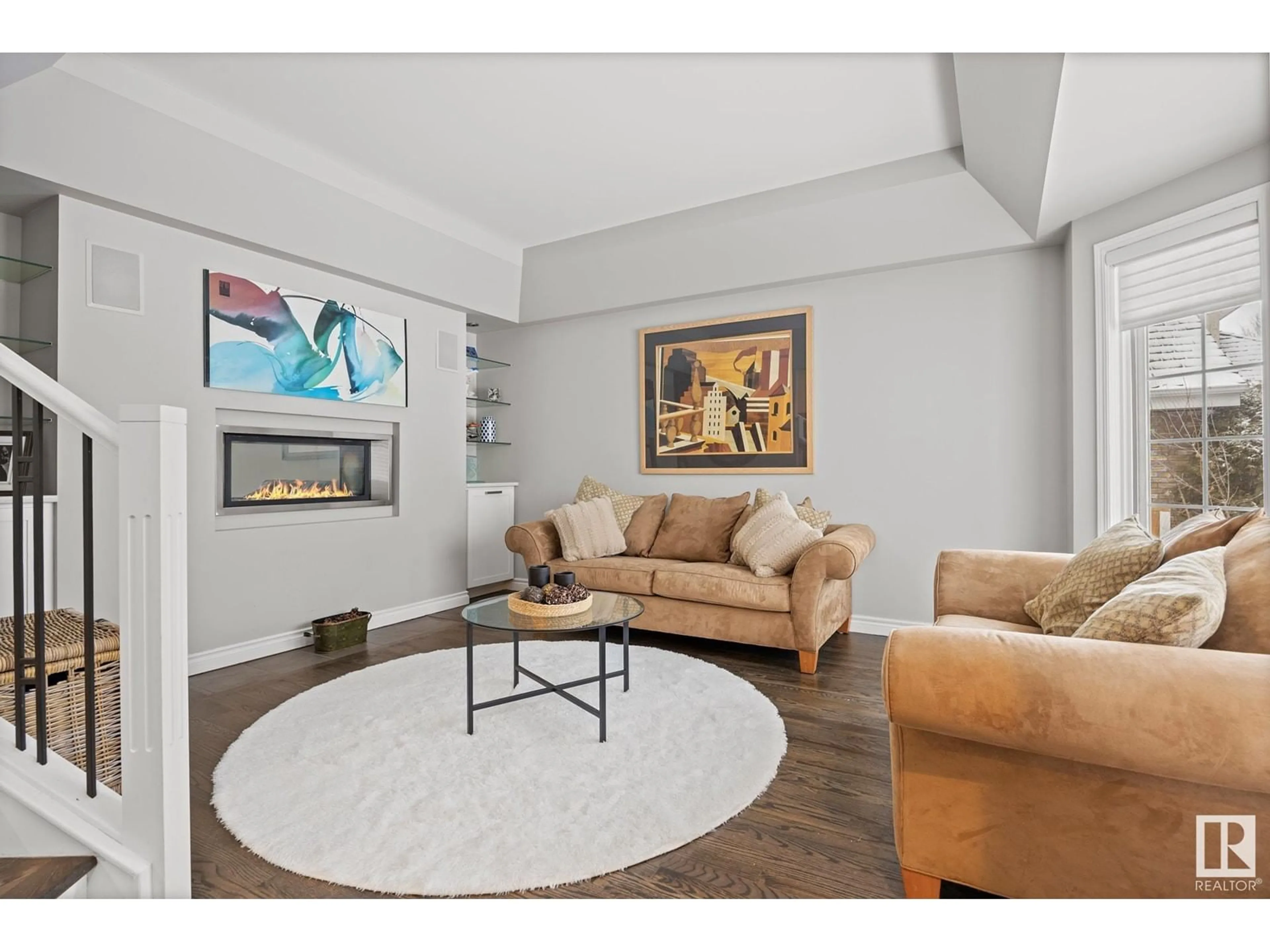 Living room with furniture, unknown for 43 BERRYMORE DR, St. Albert Alberta T8N6B8