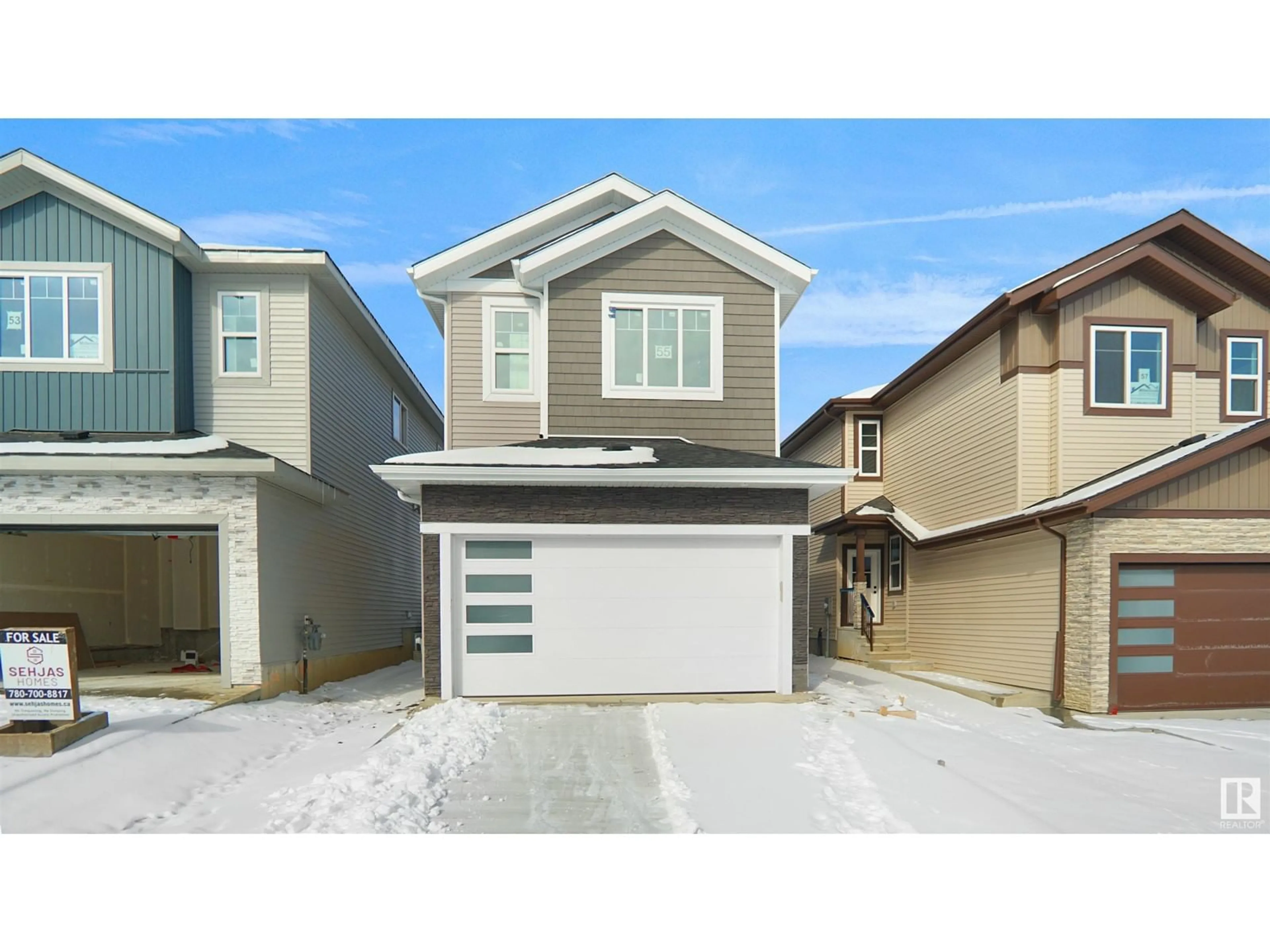 Home with vinyl exterior material, street for 55 ASHBURY CR, Spruce Grove Alberta T7X3C6