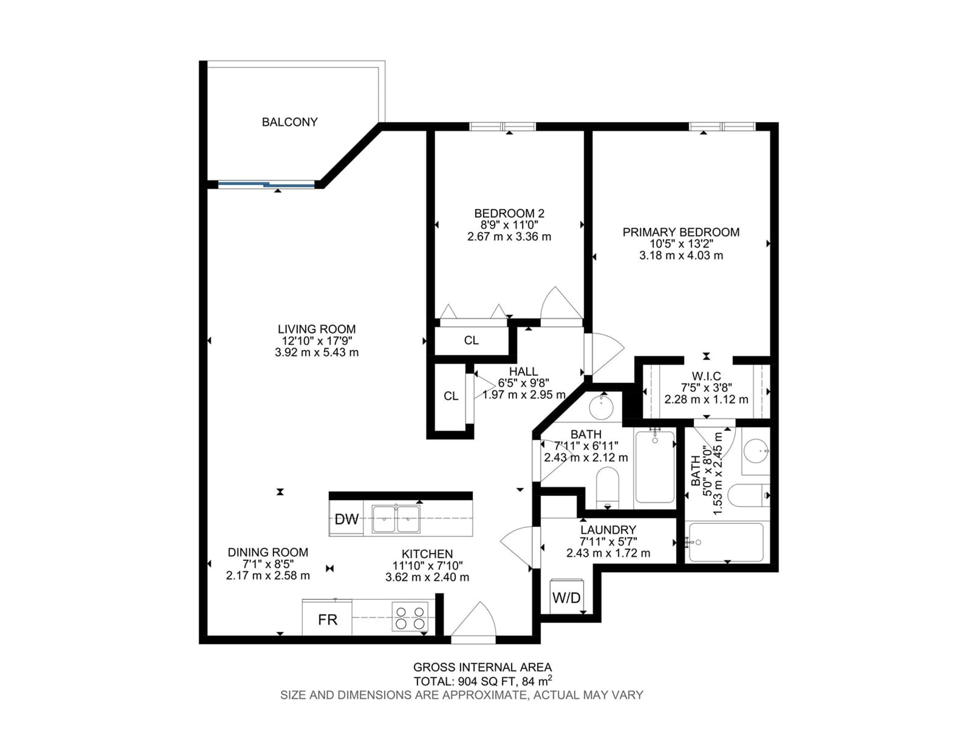 Floor plan for #403 - 11446 40 AV NW, Edmonton Alberta T6J0R5