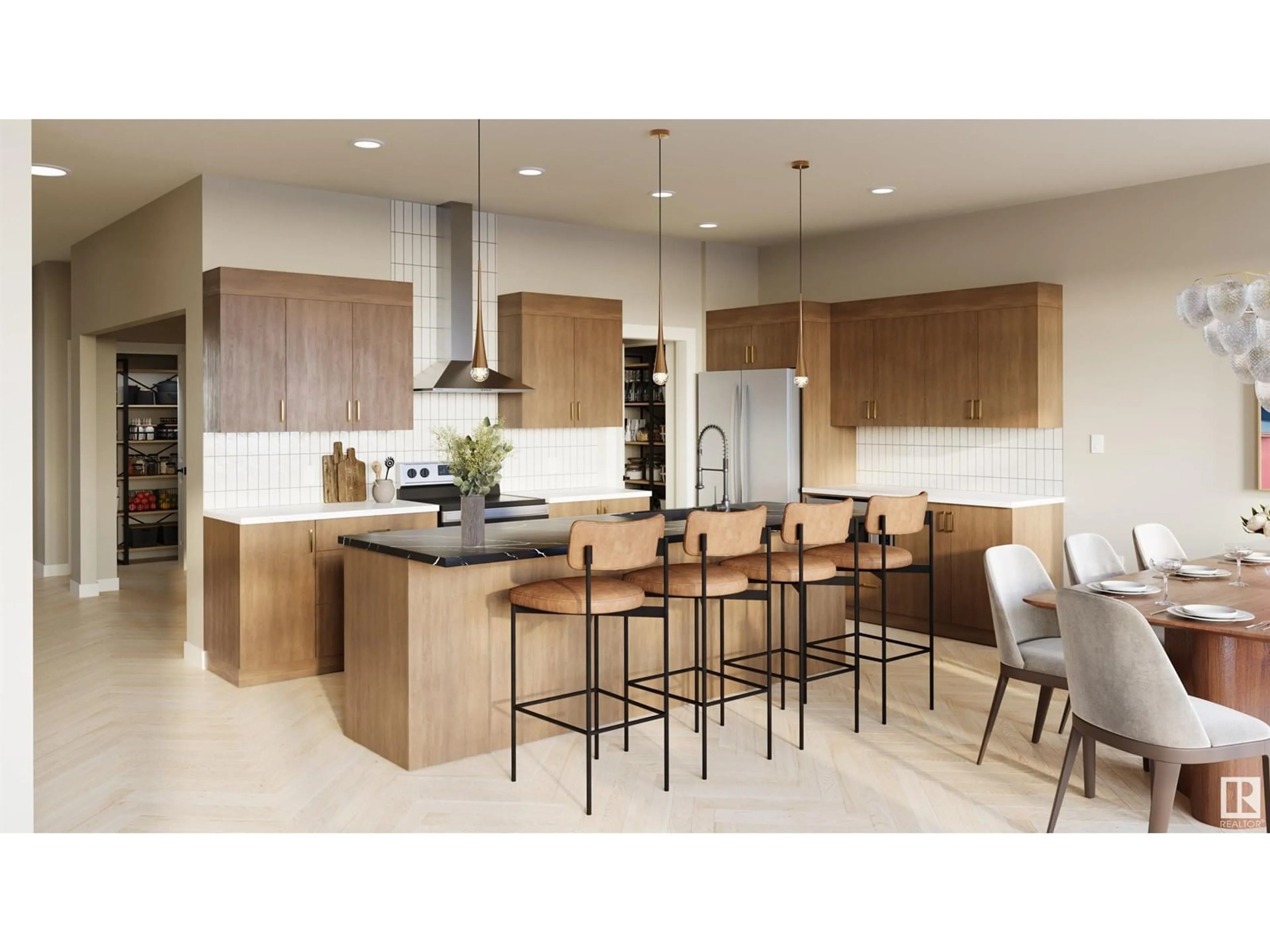 Contemporary kitchen, unknown for 20604 43 AVENUE AVENUE, Edmonton Alberta T6M3E3