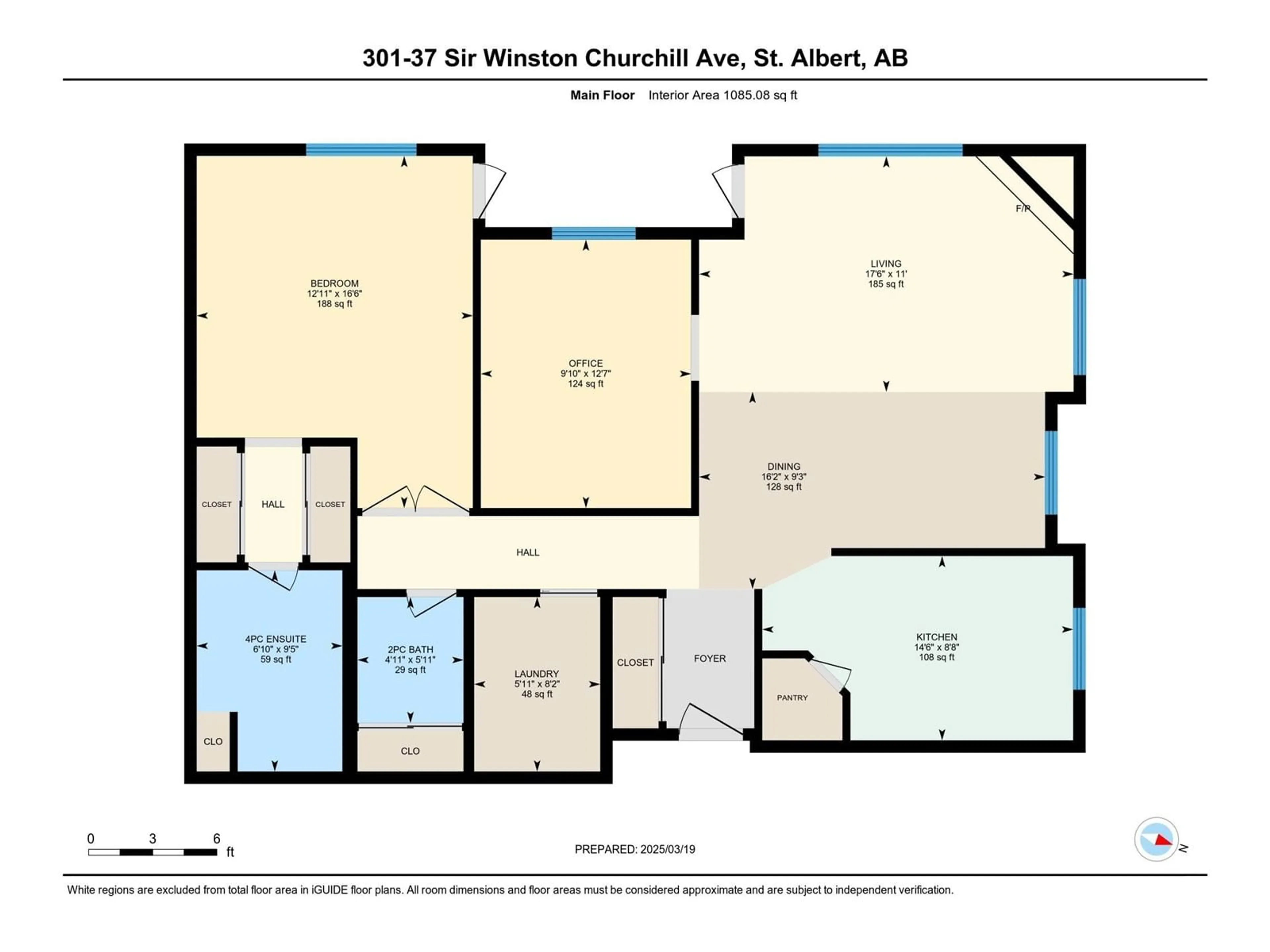 Floor plan for 301 SIR WINSTON CHURCHILL AV, St. Albert Alberta T8N0G3