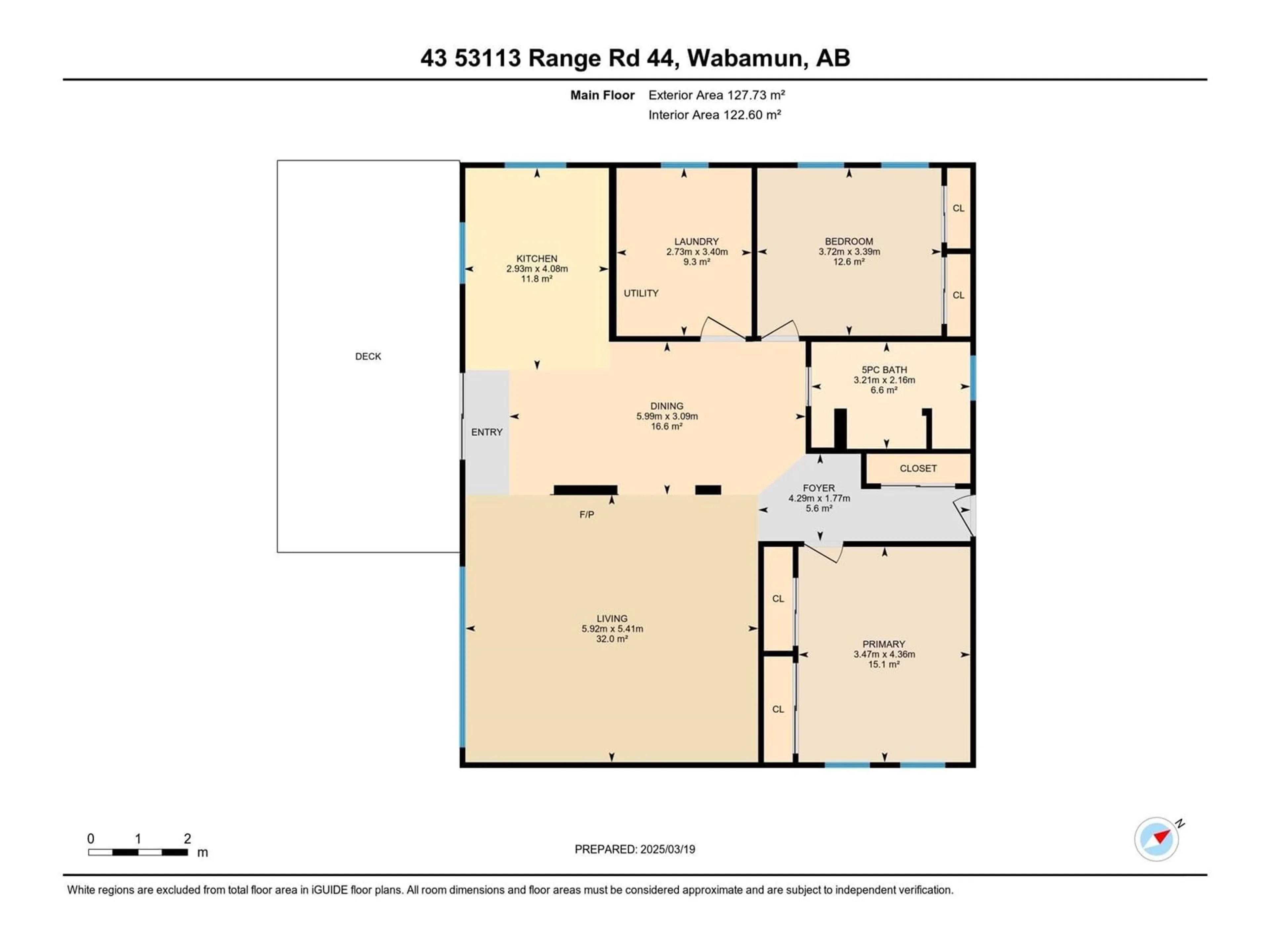 Floor plan for 43 - 53113 RGE ROAD 44, Rural Parkland County Alberta T0E2K0