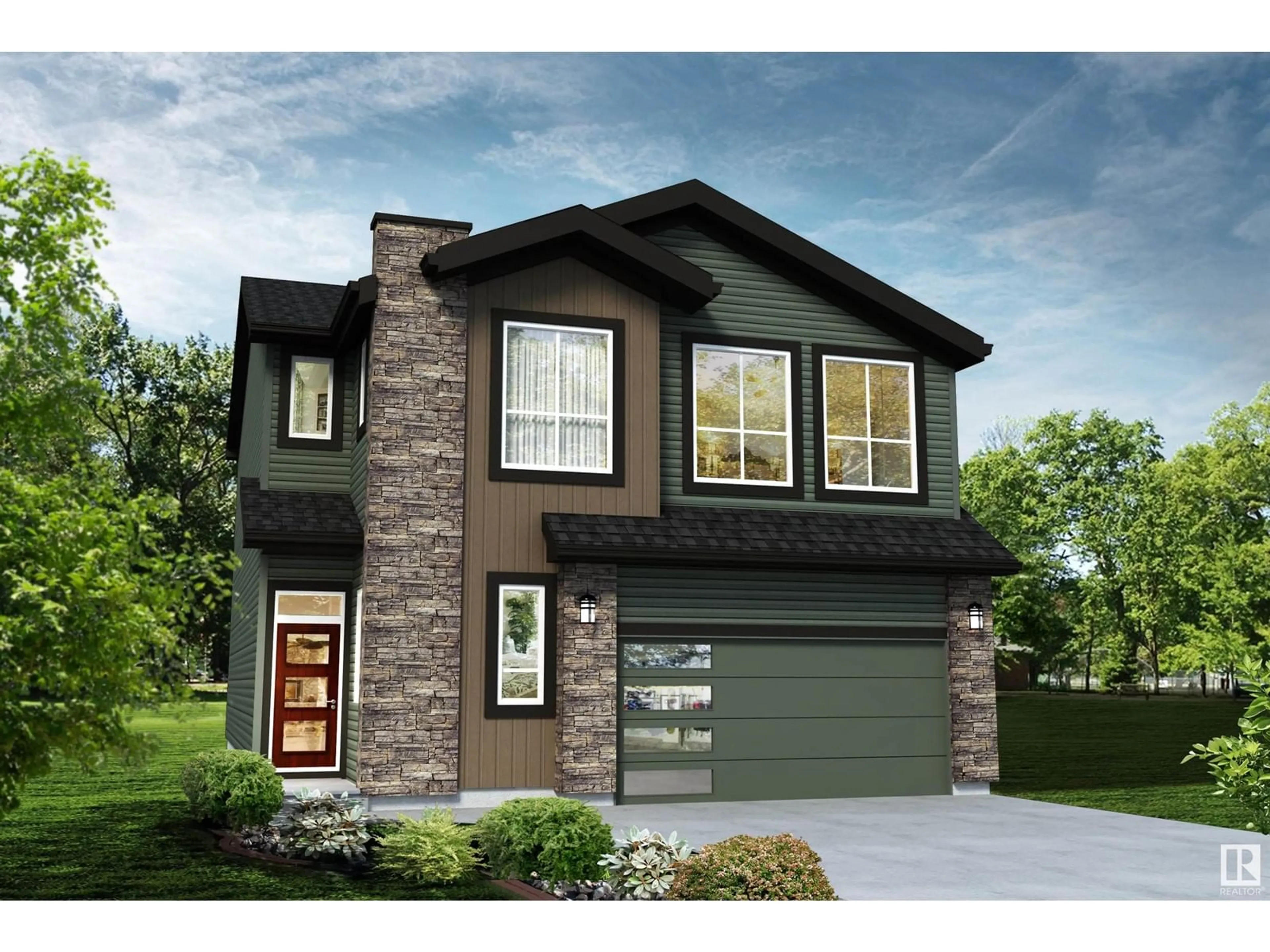 Home with brick exterior material, street for SW - 5811 KOOTOOK LI, Edmonton Alberta T6W4Z6