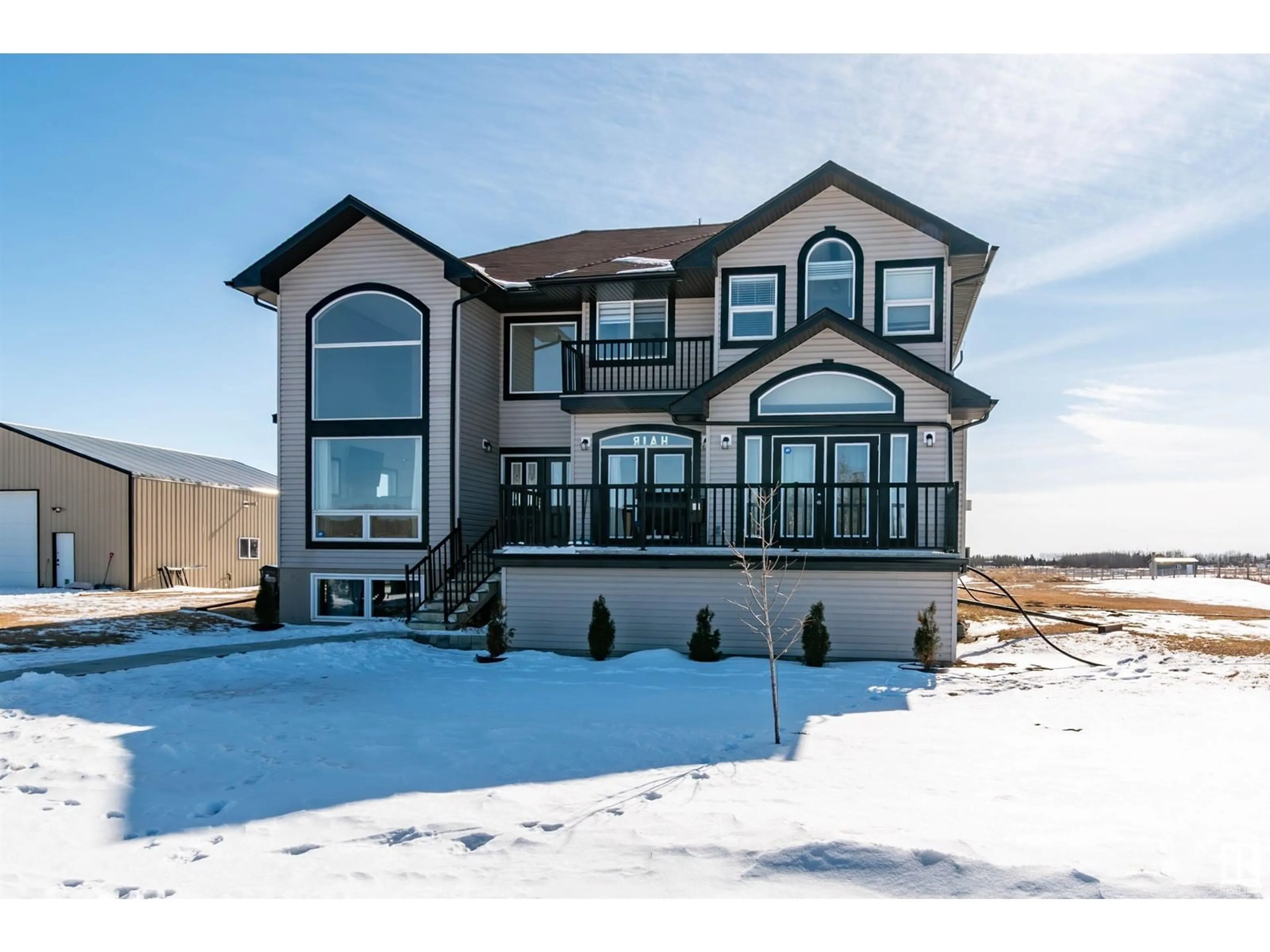 Home with vinyl exterior material, water/lake/river/ocean view for 21251 TWP ROAD 524, Rural Strathcona County Alberta T8G2E9
