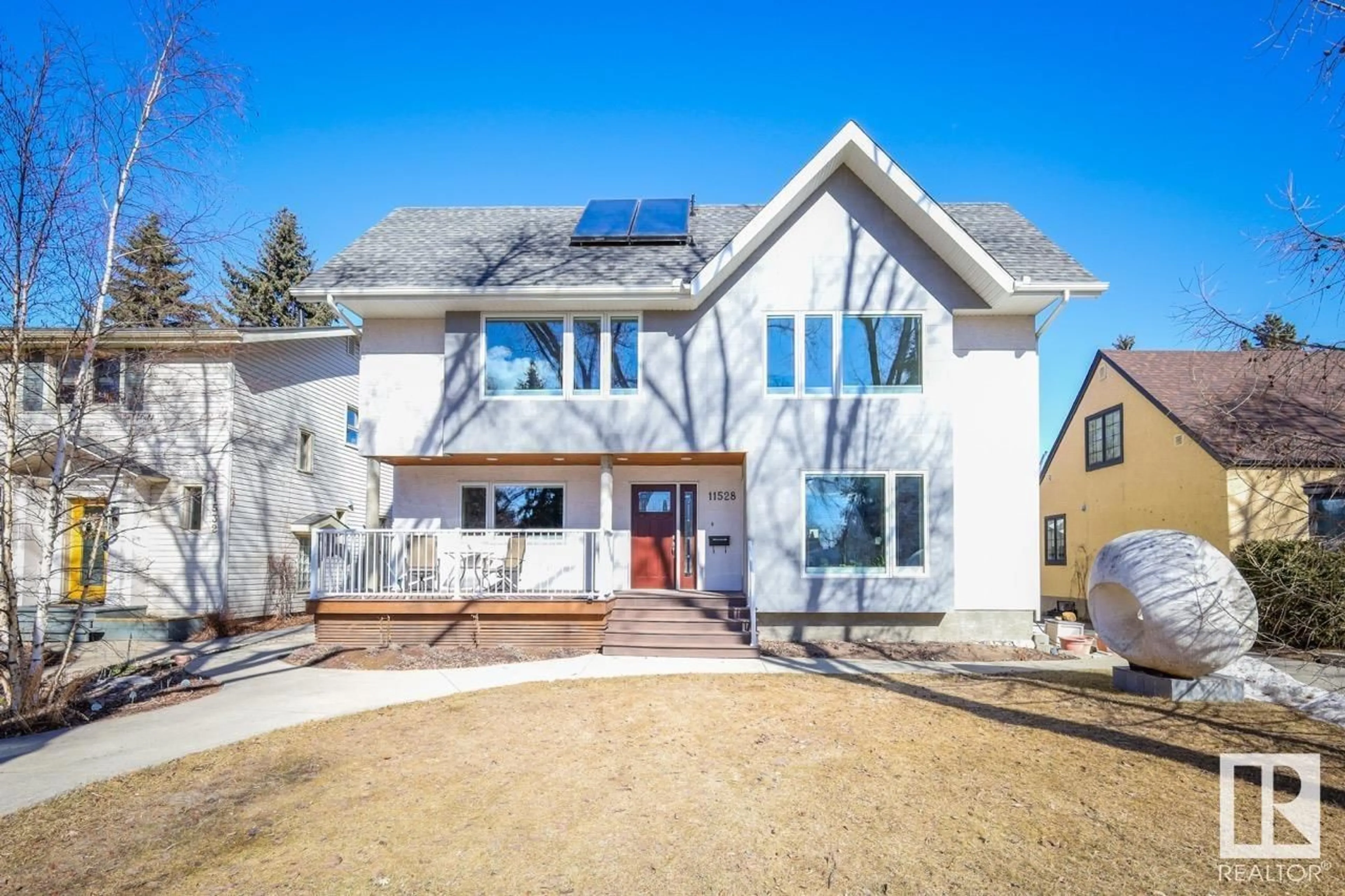 Home with brick exterior material, street for 11528 72 AV, Edmonton Alberta T6G0B8
