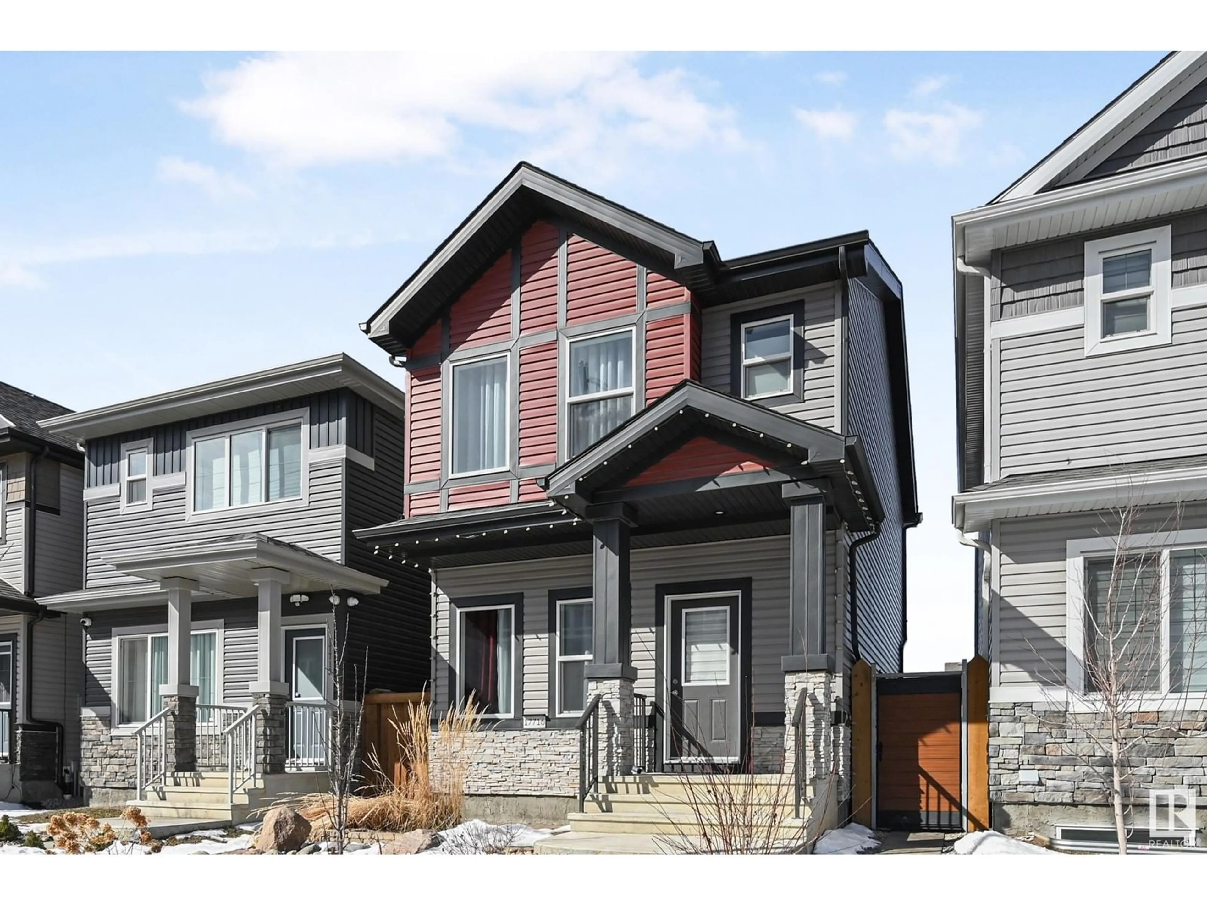 Home with vinyl exterior material, street for NW - 17716 63 ST, Edmonton Alberta T5Y3C5