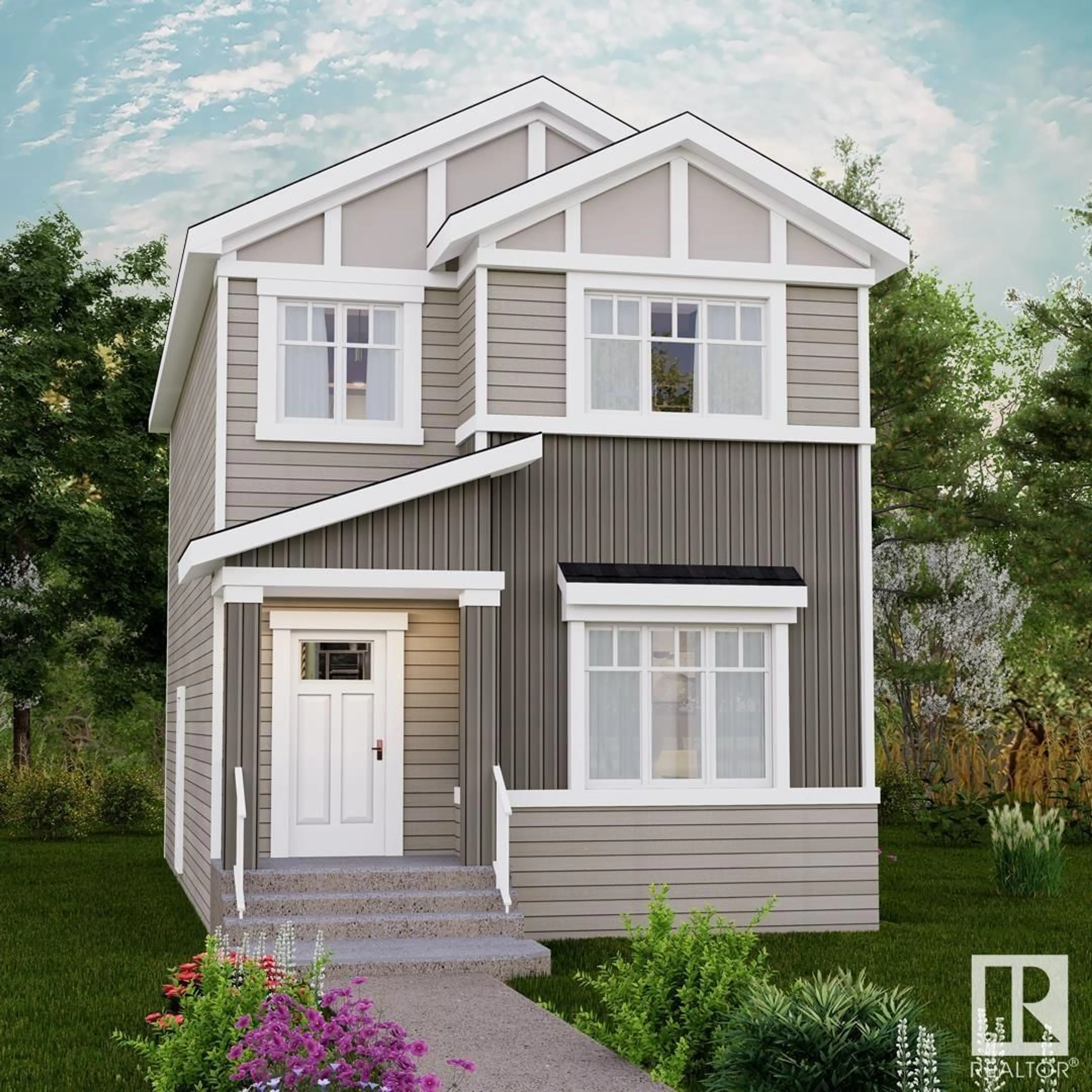 Home with vinyl exterior material, street for 57 COVELL CM, Spruce Grove Alberta T7X0Y7
