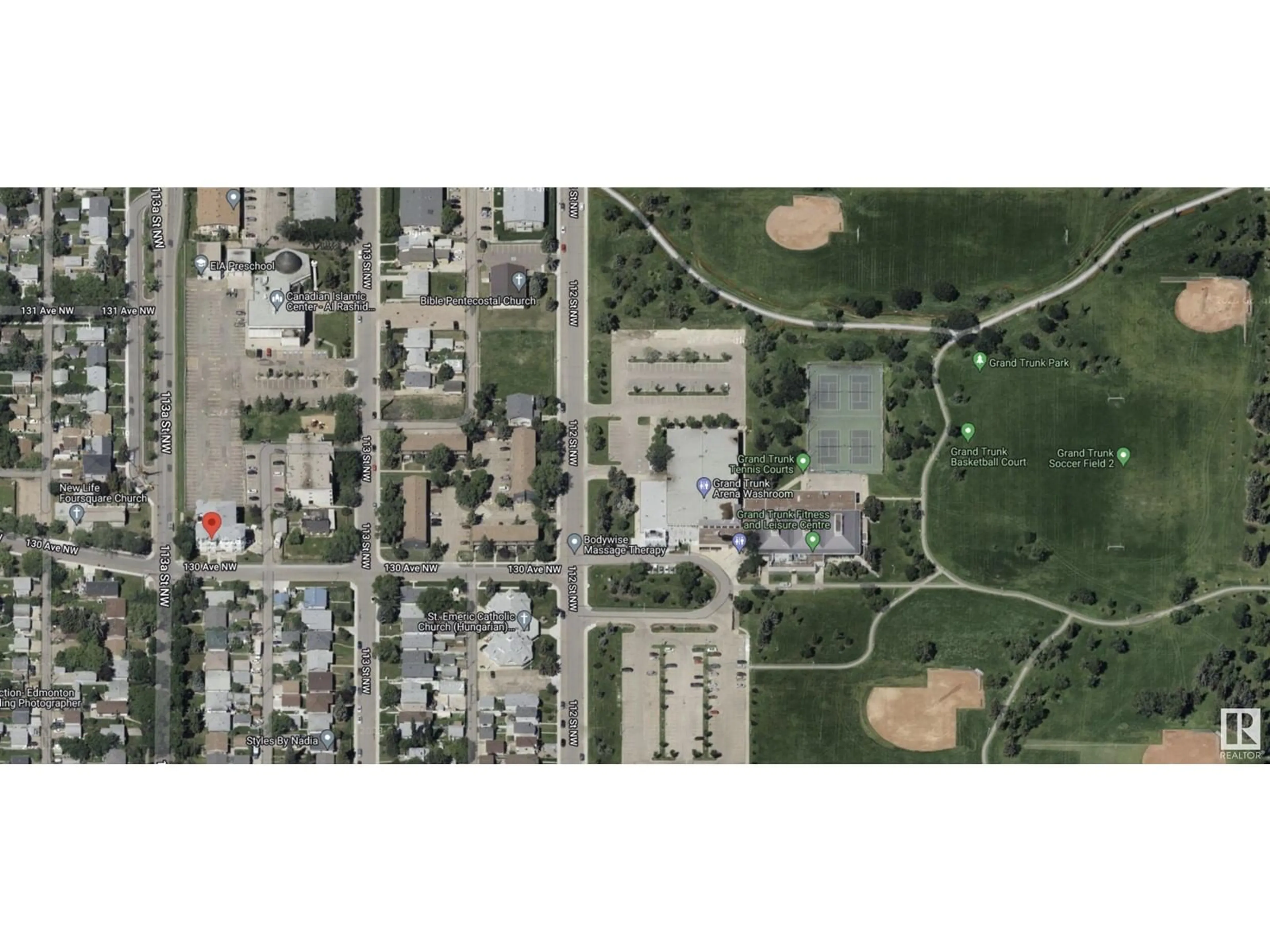 Picture of a map for 205 - 11308 130 AV NW, Edmonton Alberta T5E6L2