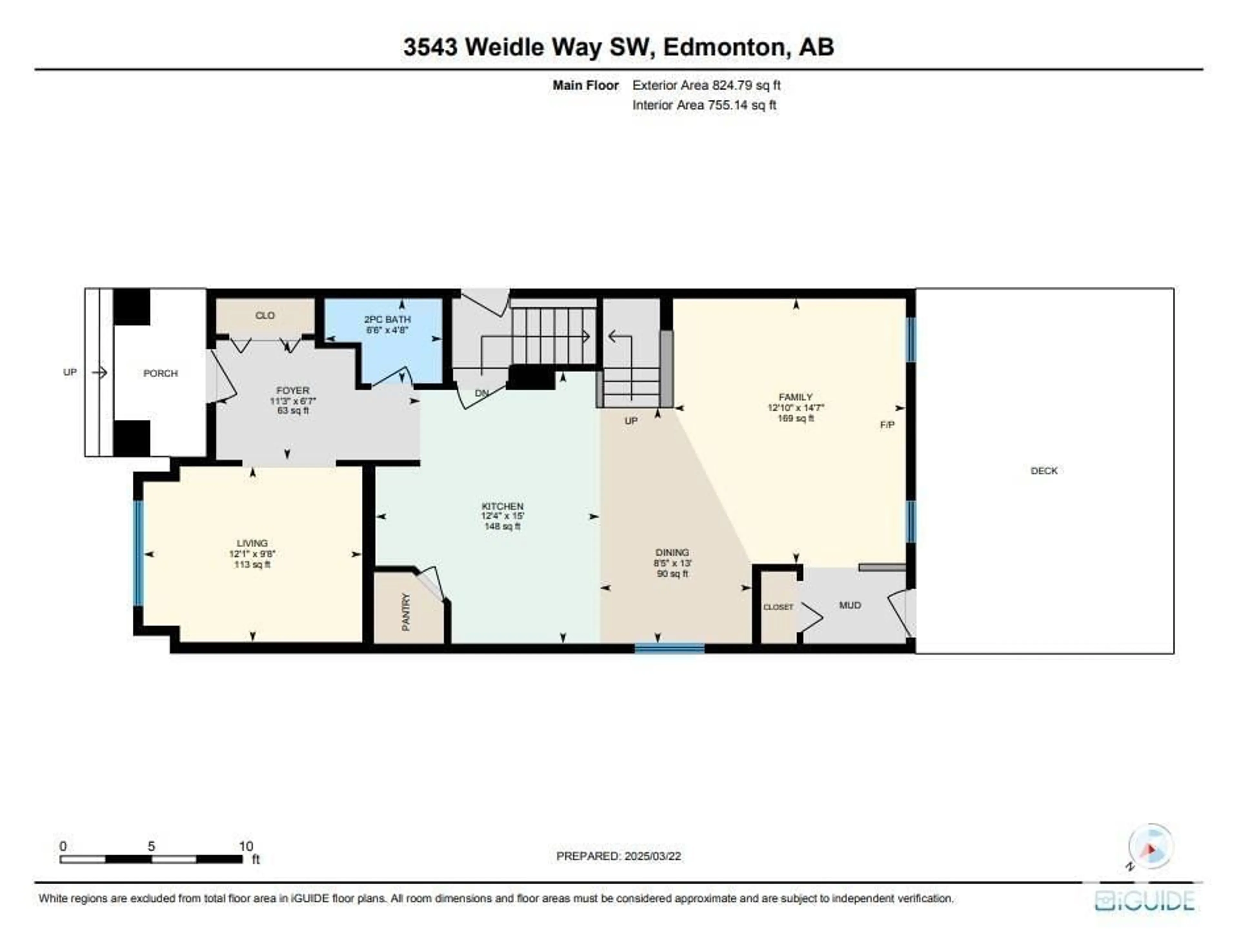 Floor plan for 3543 WEIDLE WY, Edmonton Alberta T6X1Z5