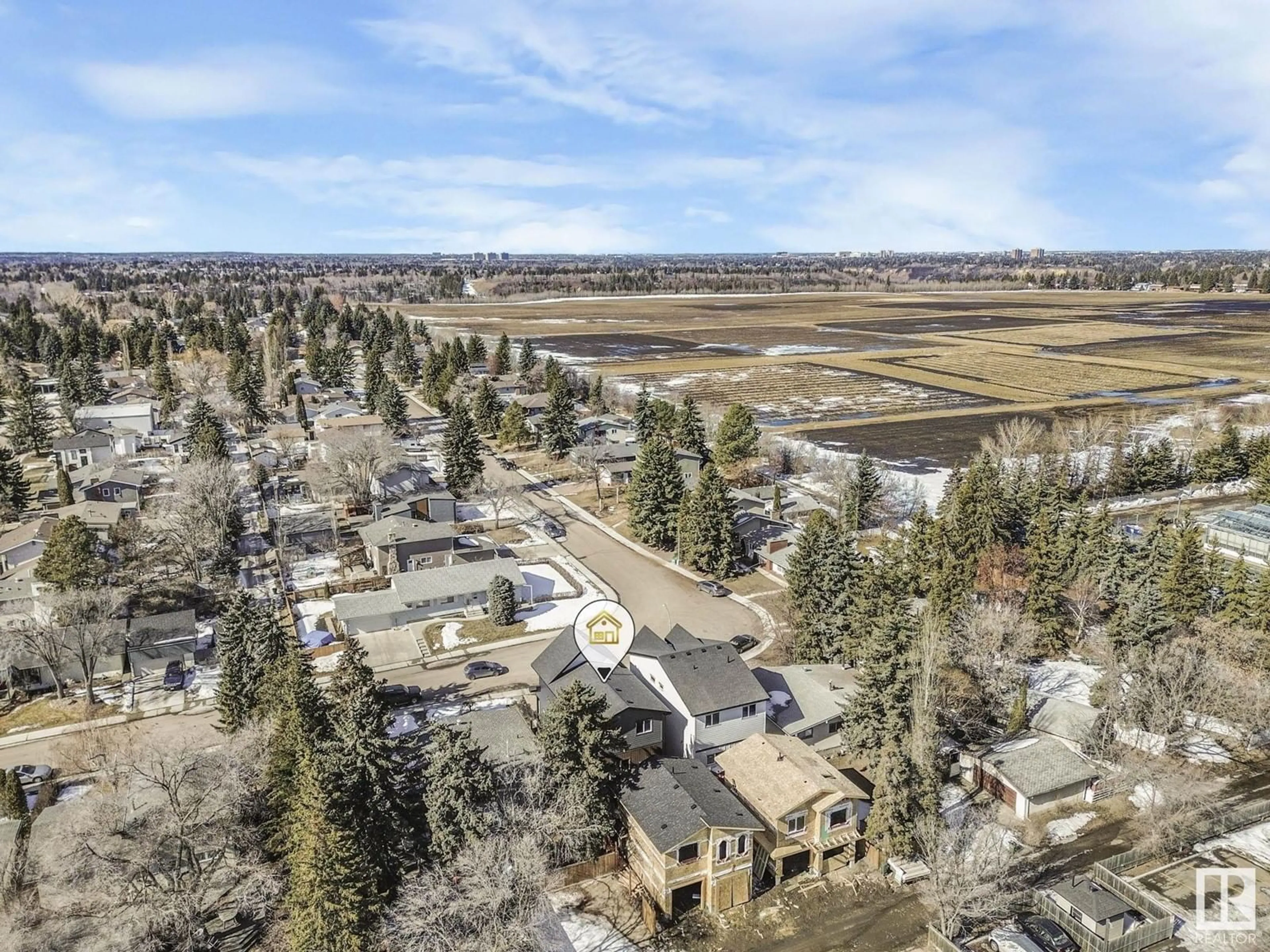 A pic from outside/outdoor area/front of a property/back of a property/a pic from drone, unknown for 5139 123 STREET, Edmonton Alberta T6H3S9