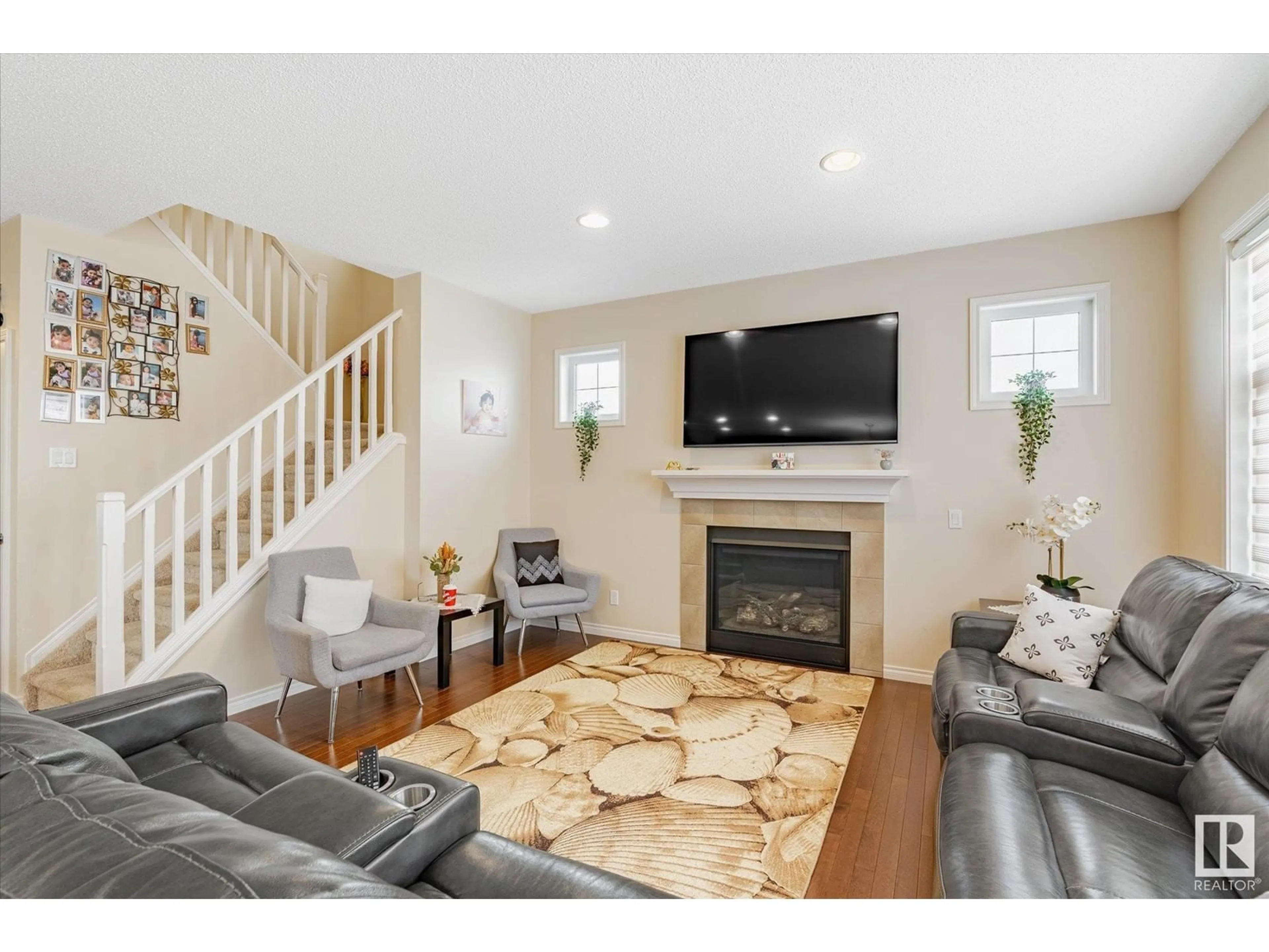 Living room with furniture, unknown for 8535 216 ST NW, Edmonton Alberta T5T4R5