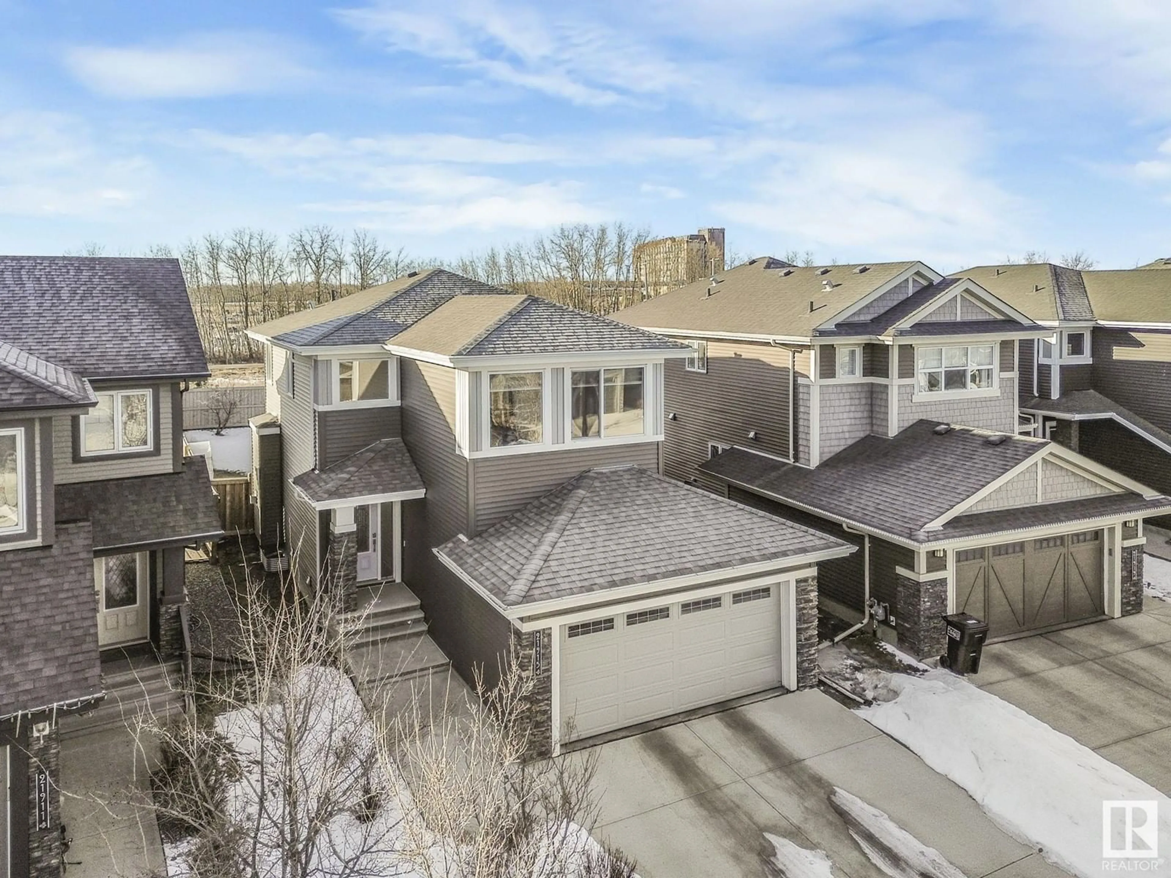 A pic from outside/outdoor area/front of a property/back of a property/a pic from drone, unknown for 21915 80 AV, Edmonton Alberta T5T4S2