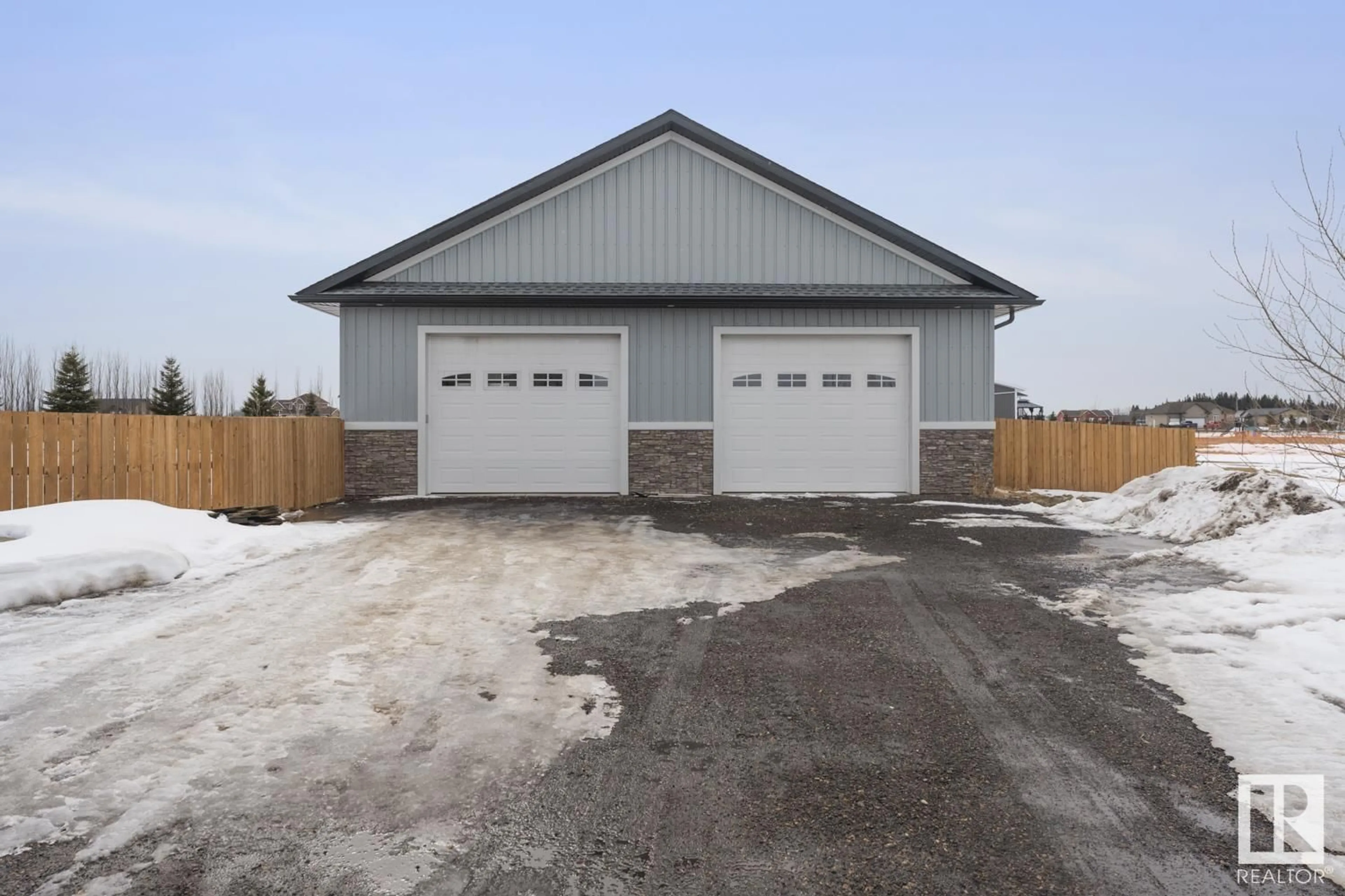 Home with vinyl exterior material, street for 42230 - 317 TWP RD 632, Rural Bonnyville M.D. Alberta T9M1P2