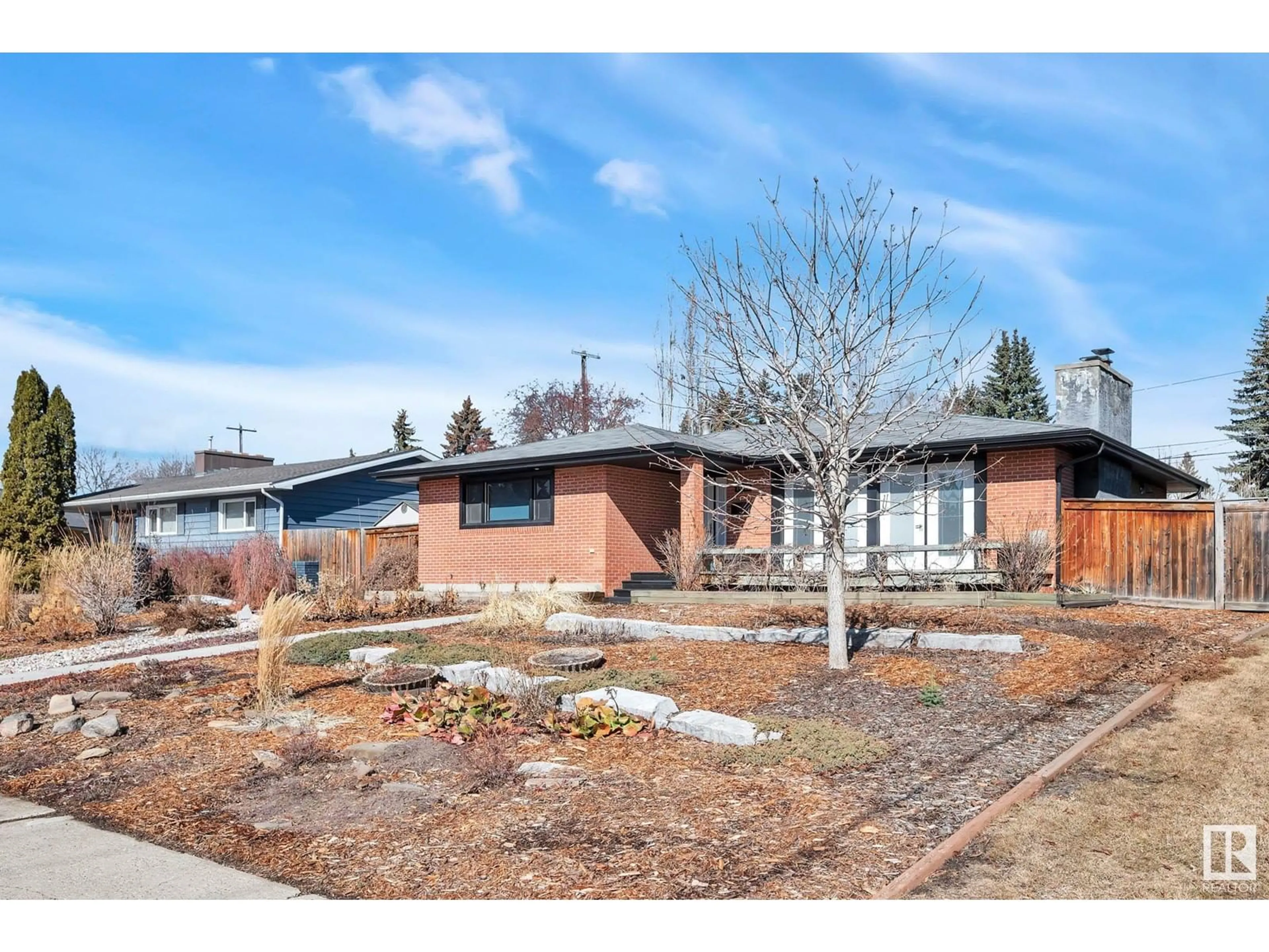 Home with brick exterior material, street for 14012 90A AV, Edmonton Alberta T5R4X5