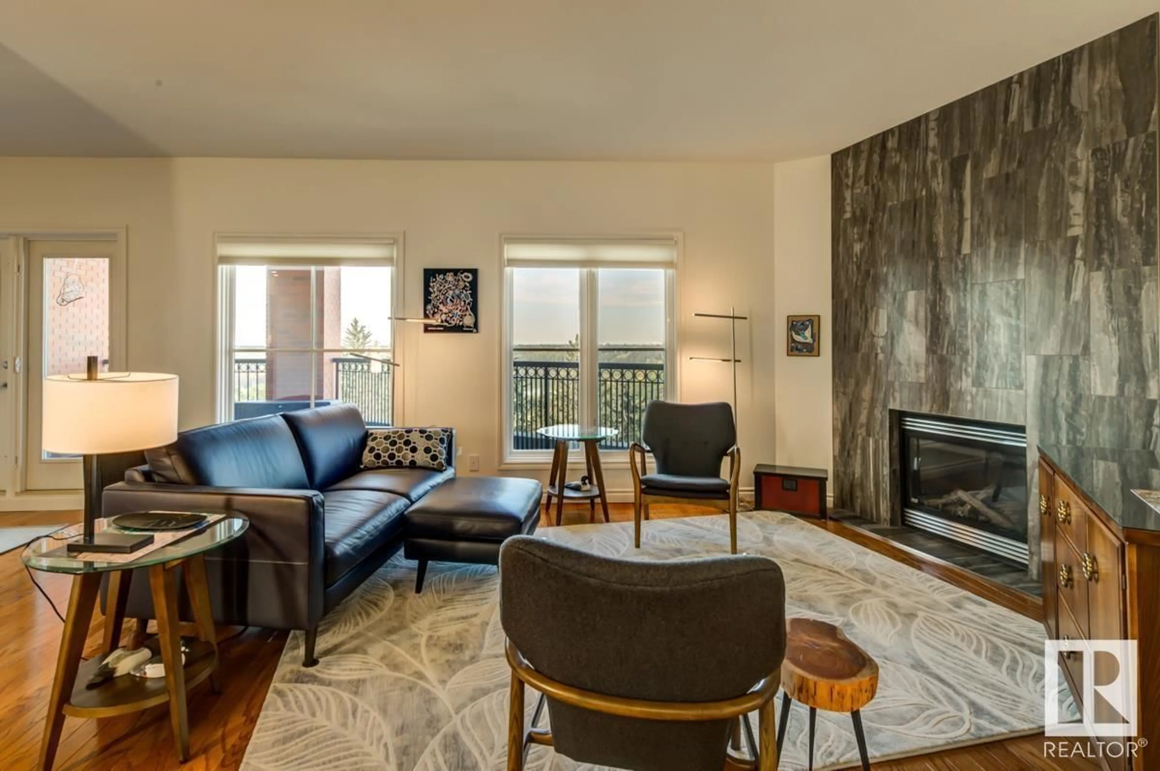 Living room with furniture, unknown for 604 - 10108 125 ST, Edmonton Alberta T5N4B6