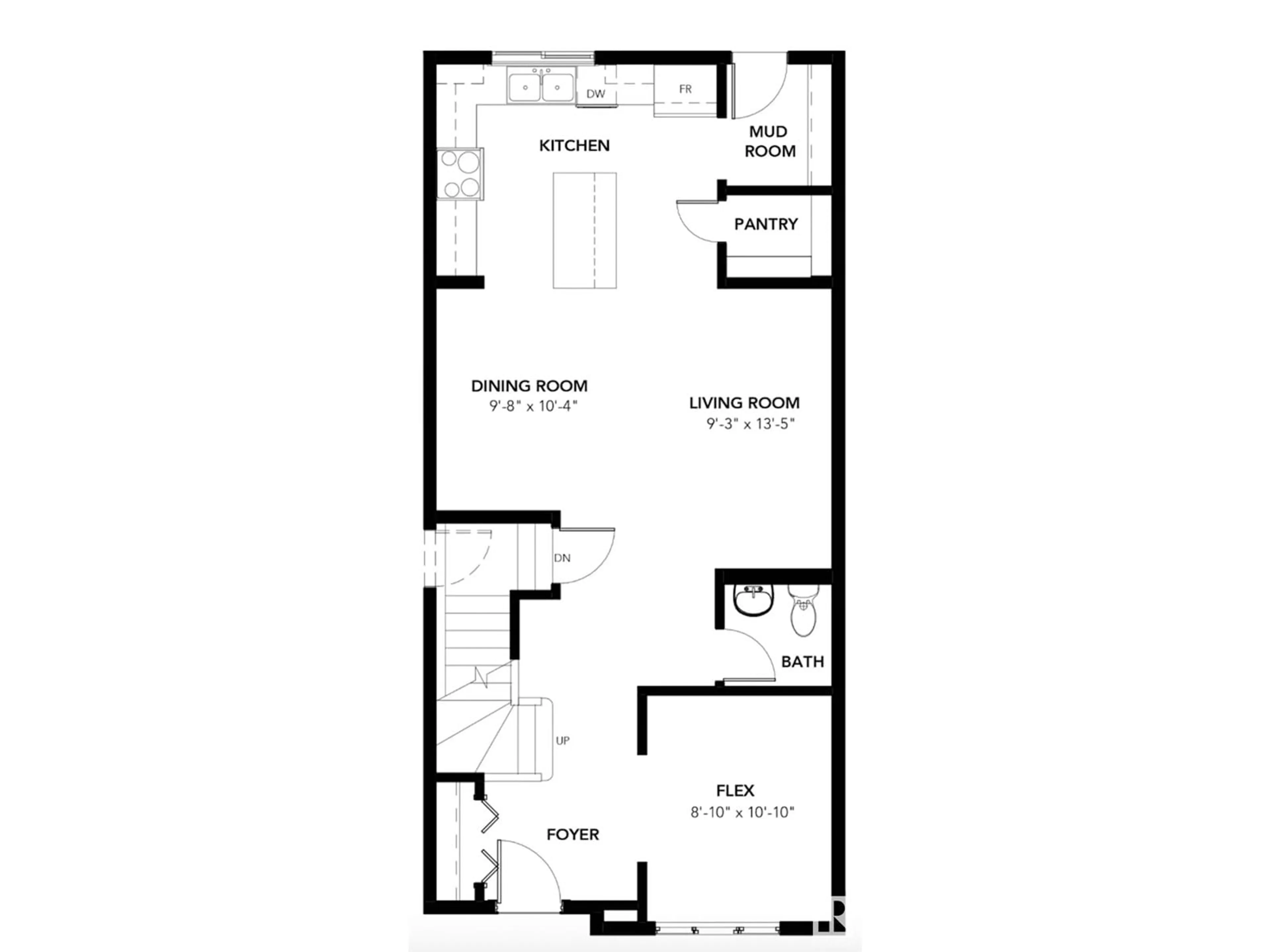 Floor plan for 6122 CARR RD, Edmonton Alberta T5E6Y4