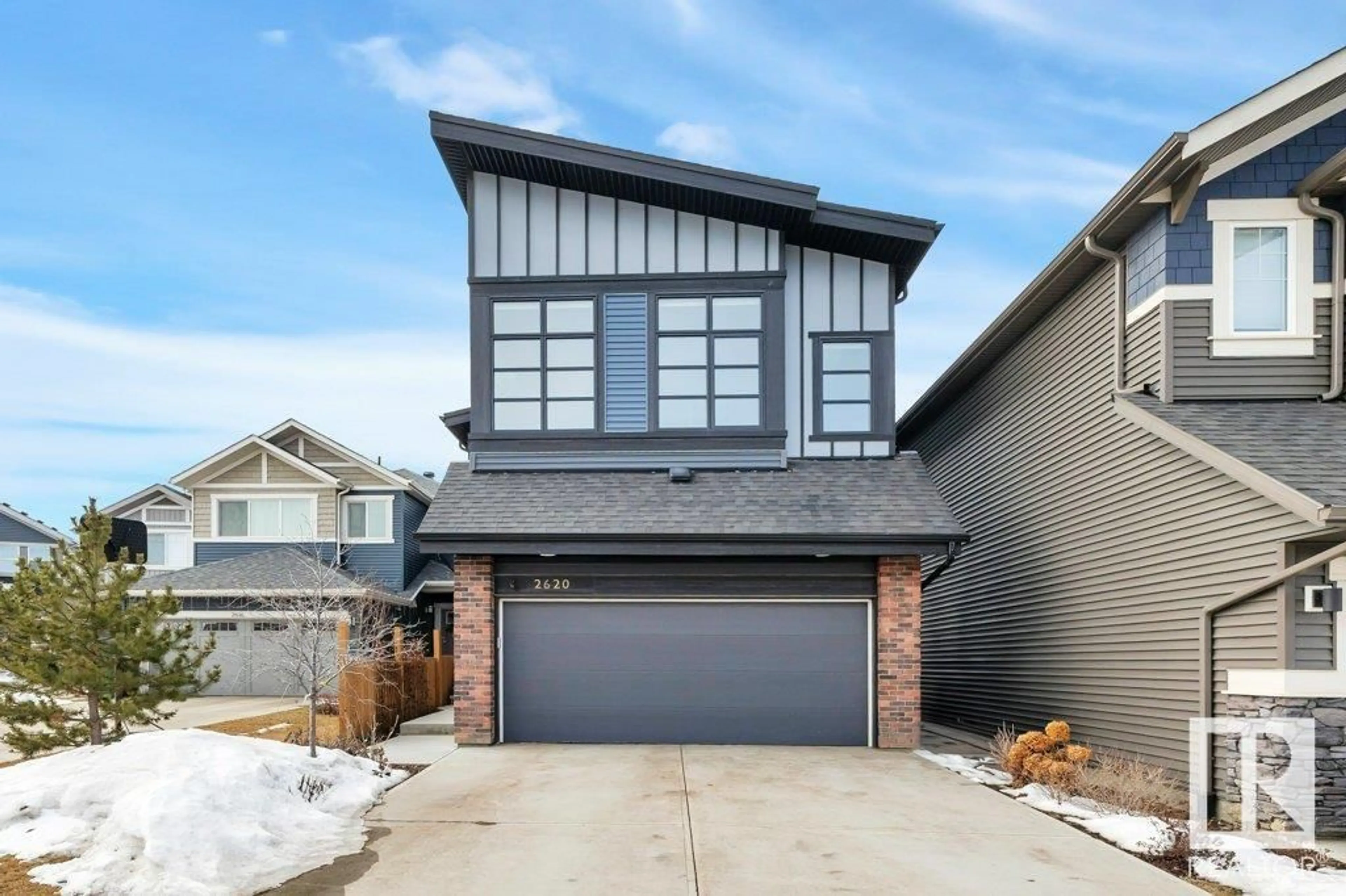 Home with brick exterior material, street for 2620 202 ST, Edmonton Alberta T6M1K5