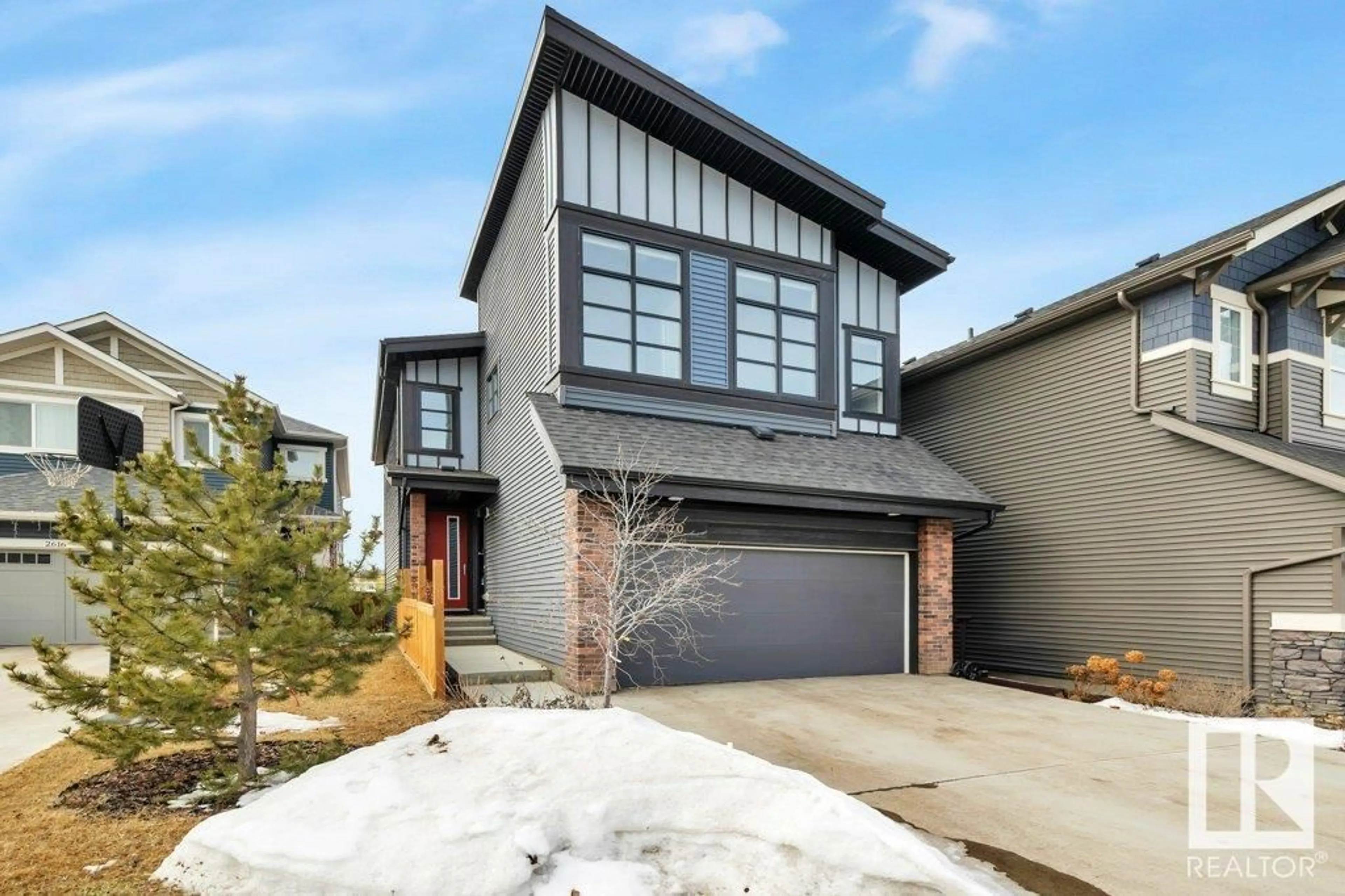 Home with brick exterior material, street for 2620 202 ST, Edmonton Alberta T6M1K5