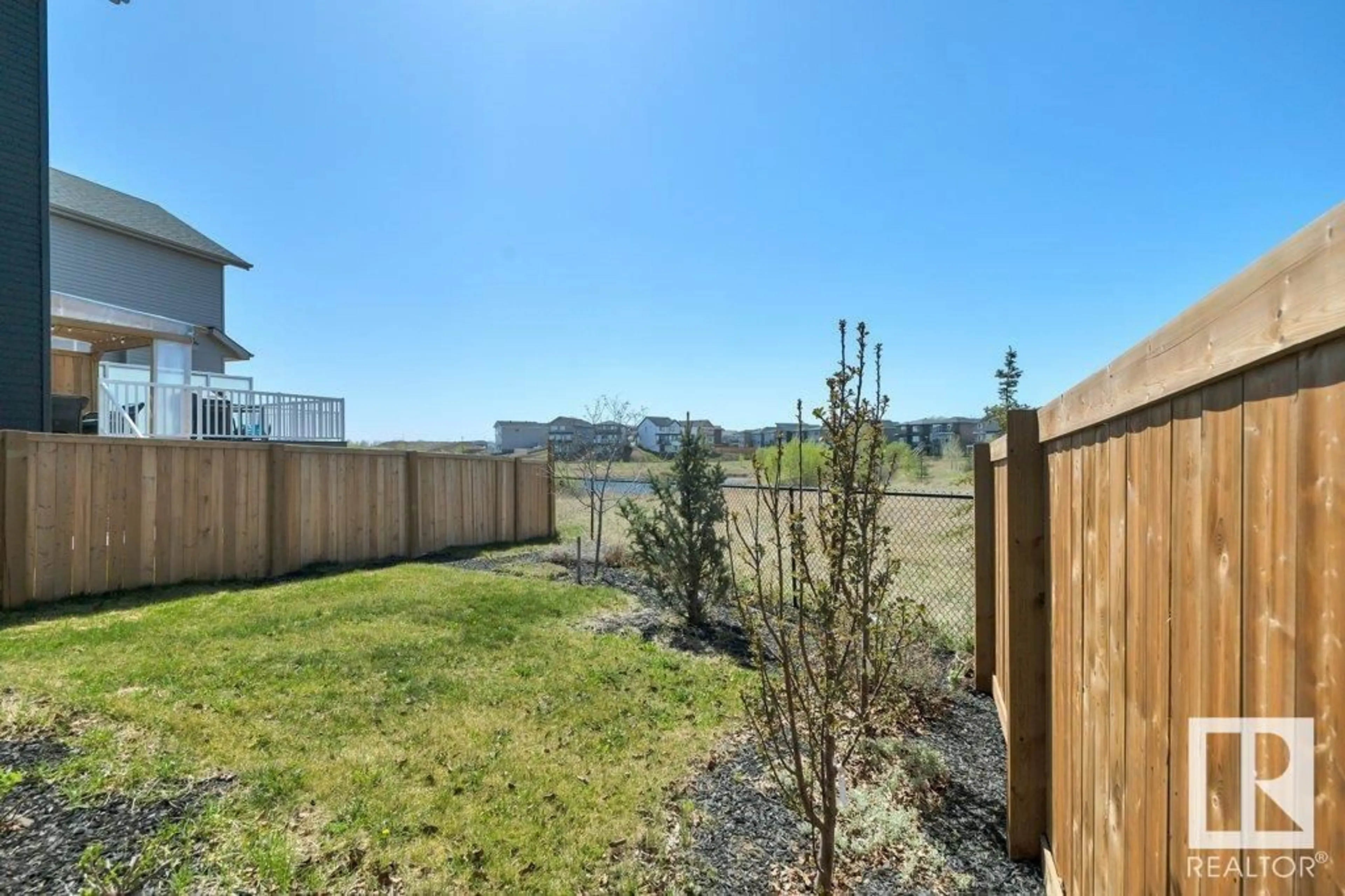 Patio, water/lake/river/ocean view for 2620 202 ST, Edmonton Alberta T6M1K5