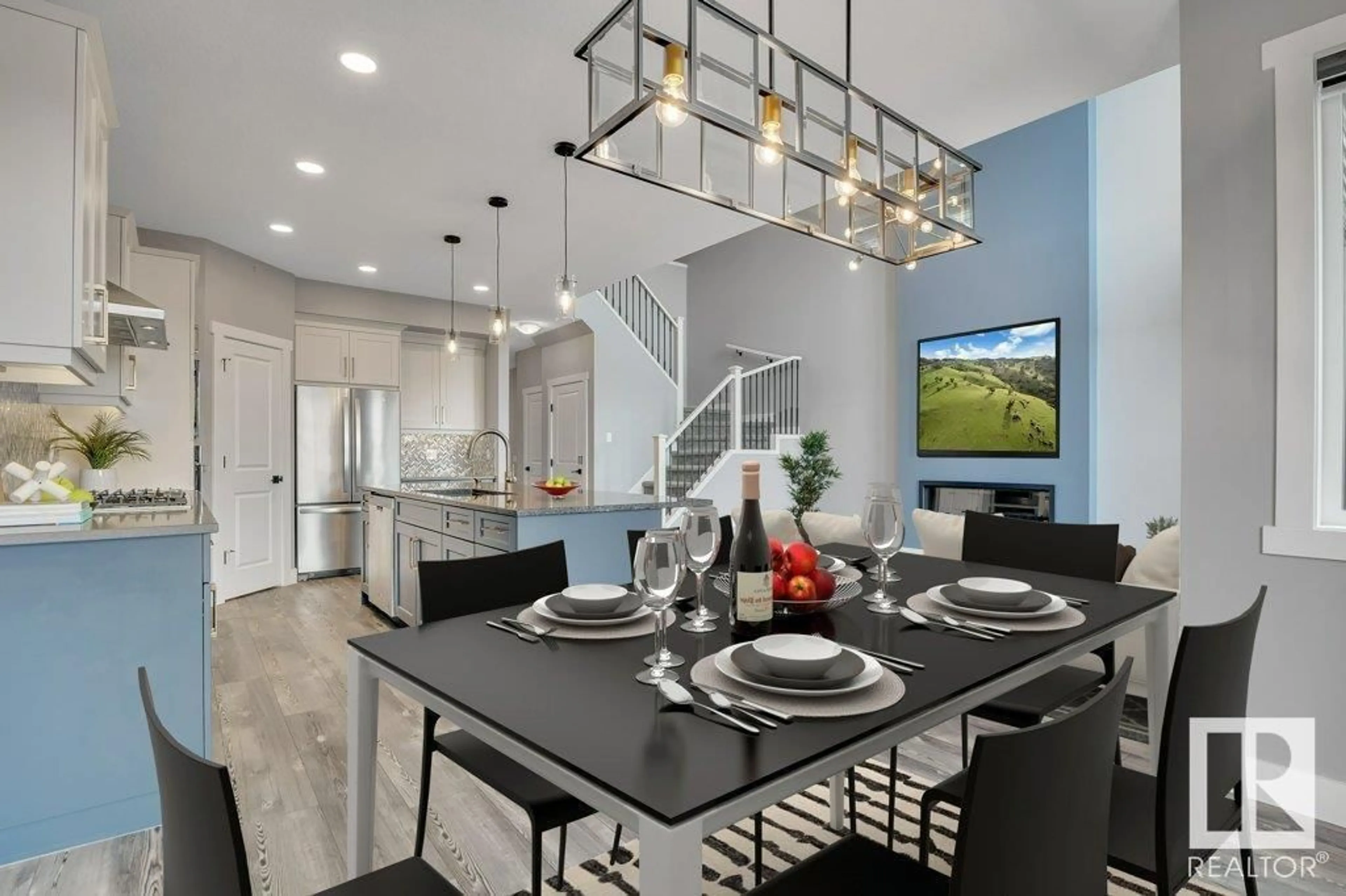 Open concept kitchen, unknown for 2620 202 ST NW, Edmonton Alberta T6M1K5