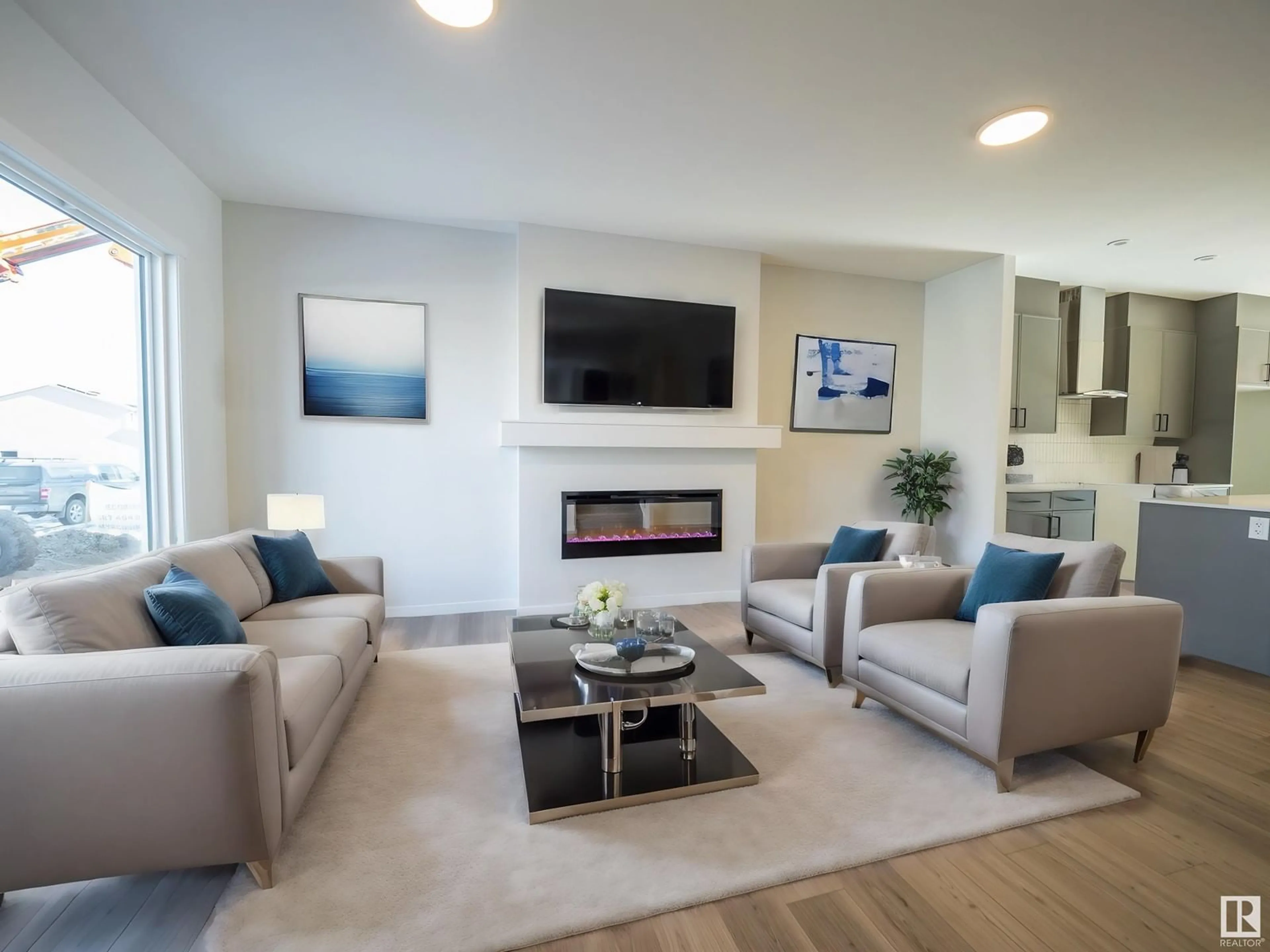 Living room with furniture, unknown for 1232 16 ST, Edmonton Alberta T6T2S3
