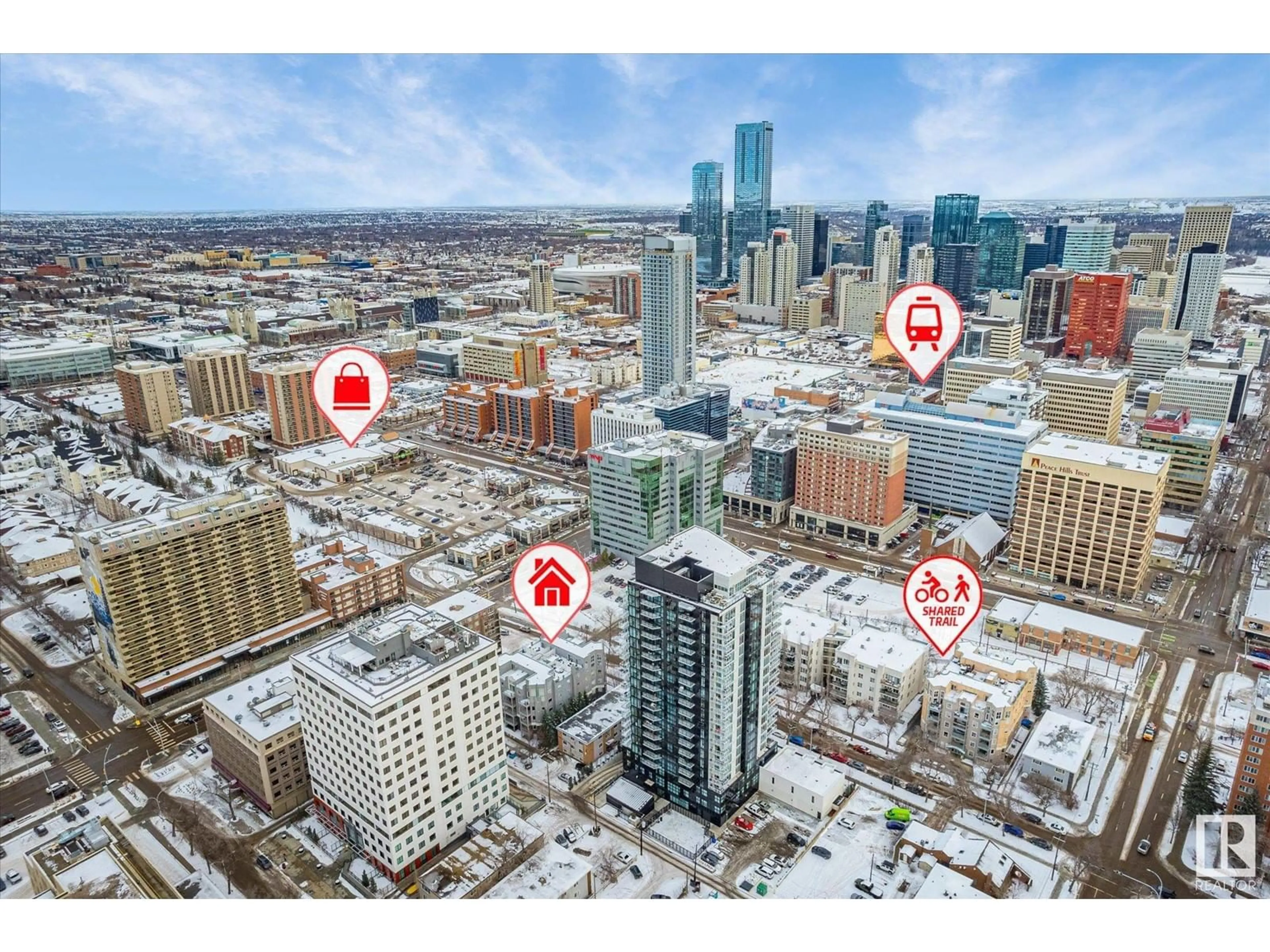 Picture of a map for #303 - 10046 110 ST, Edmonton Alberta T5K2Y2