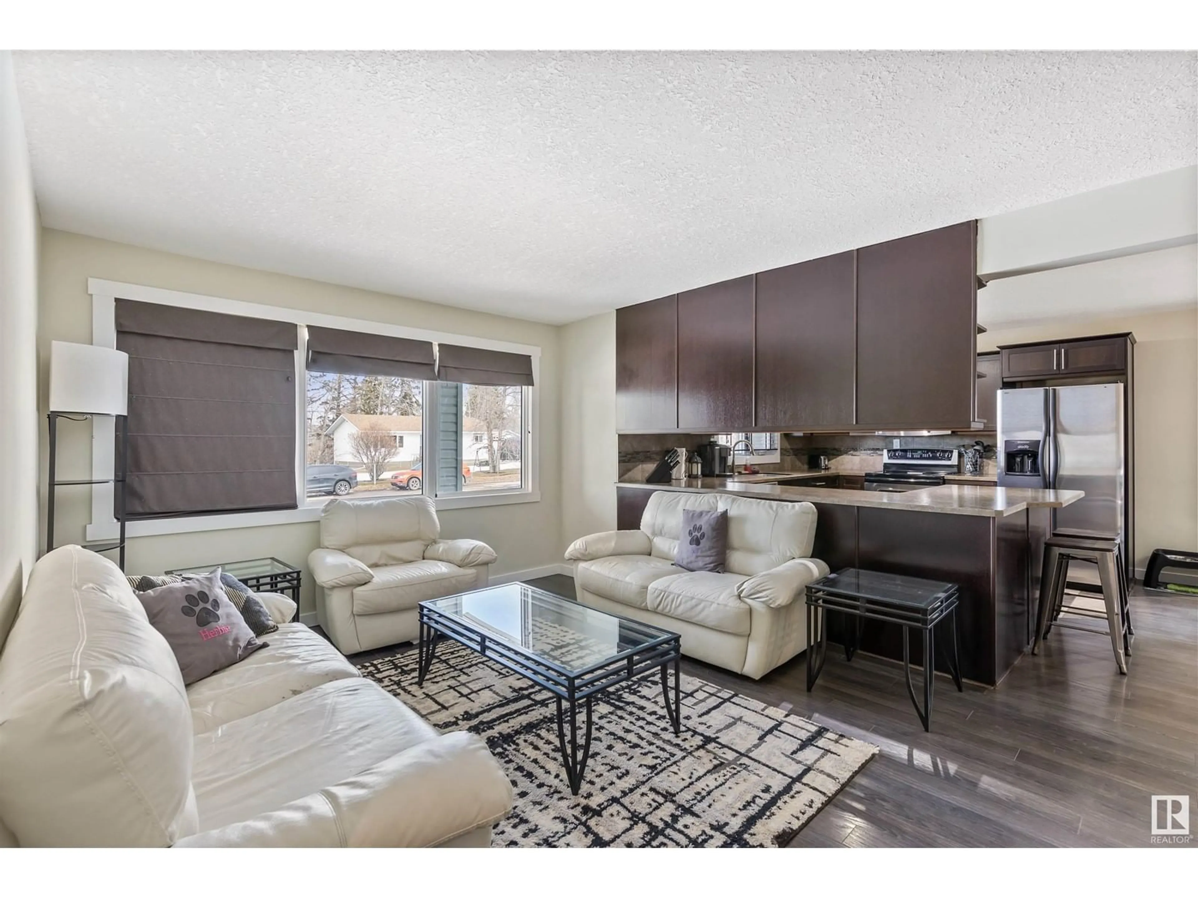 Living room with furniture, unknown for 5035 48 AV, Evansburg Alberta T0E0T0