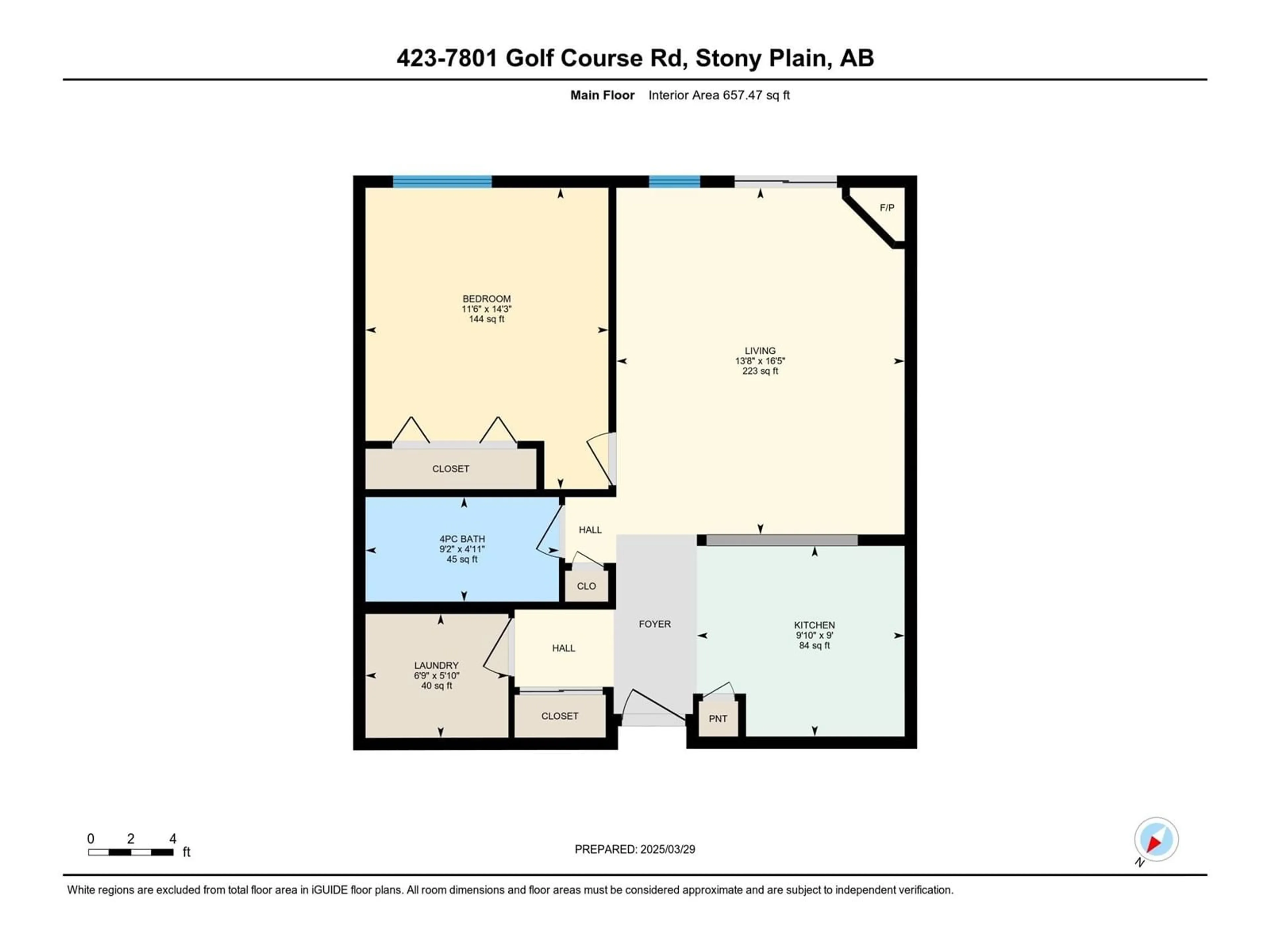 Floor plan for 423 7801 GOLF COURSE RD, Stony Plain Alberta T7Z0C7