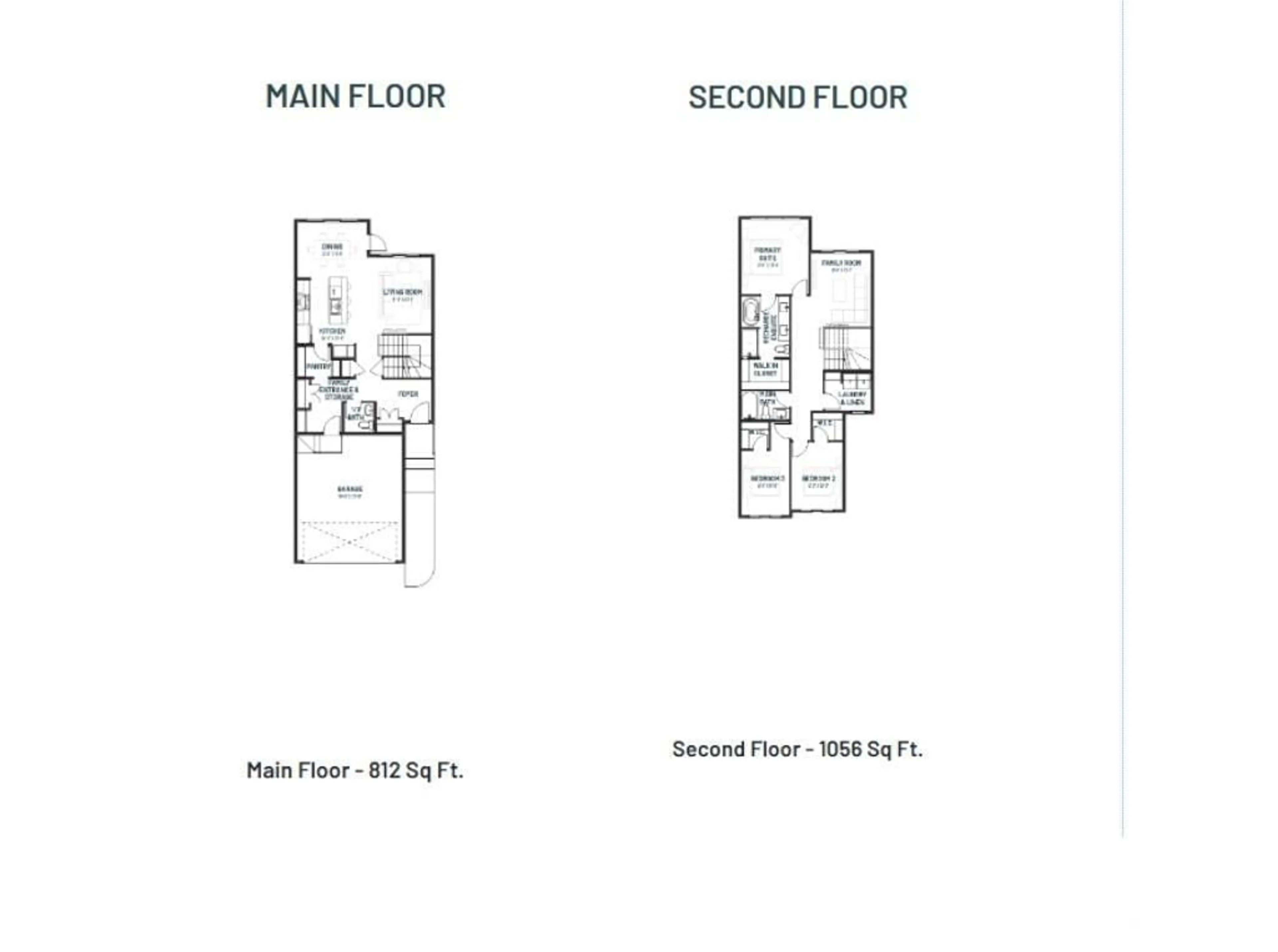 Floor plan for 6909 51 AV, Beaumont Alberta T4X3E4