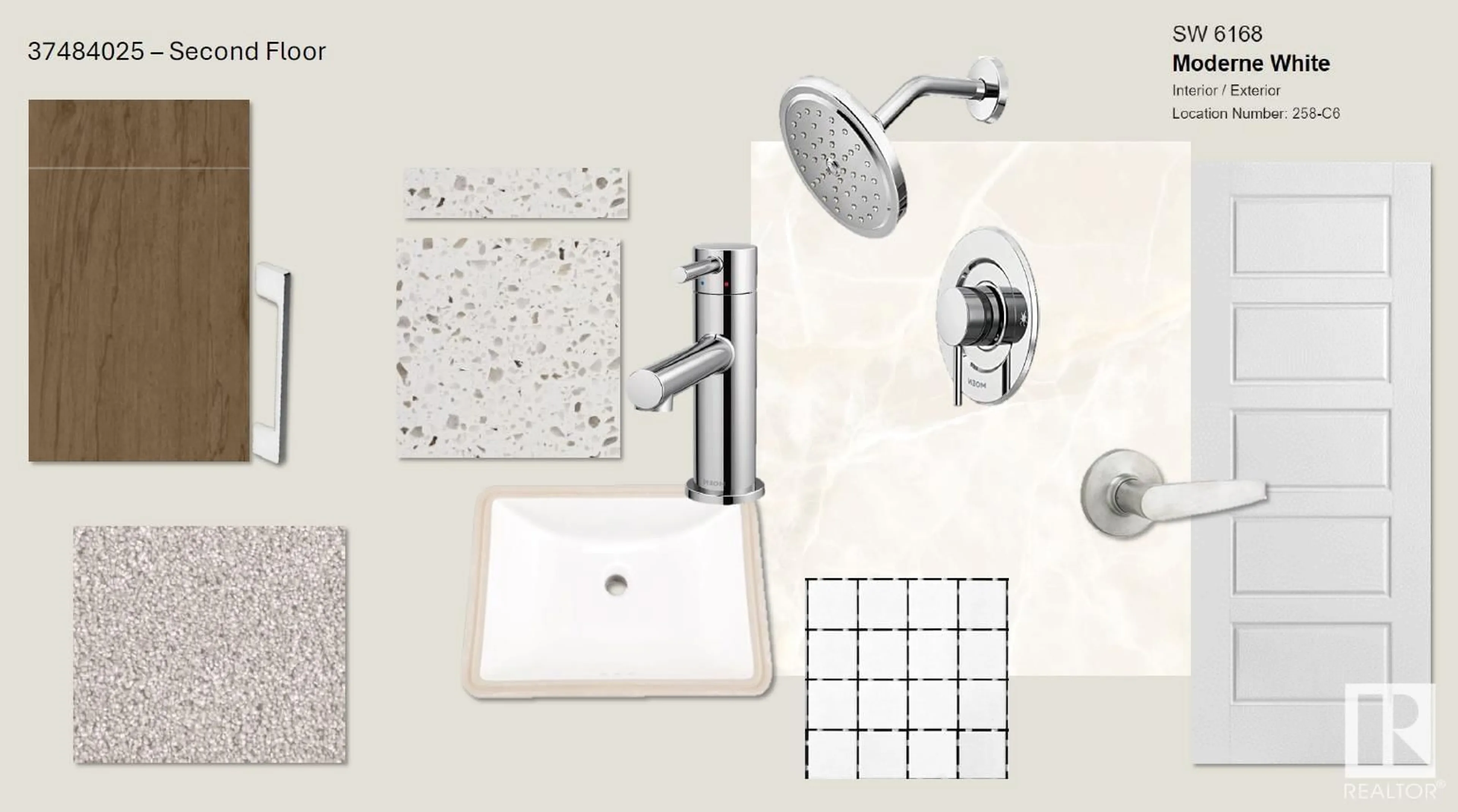 Contemporary bathroom, ceramic/tile floor for NW - 2116 209 ST, Edmonton Alberta T6M2X6